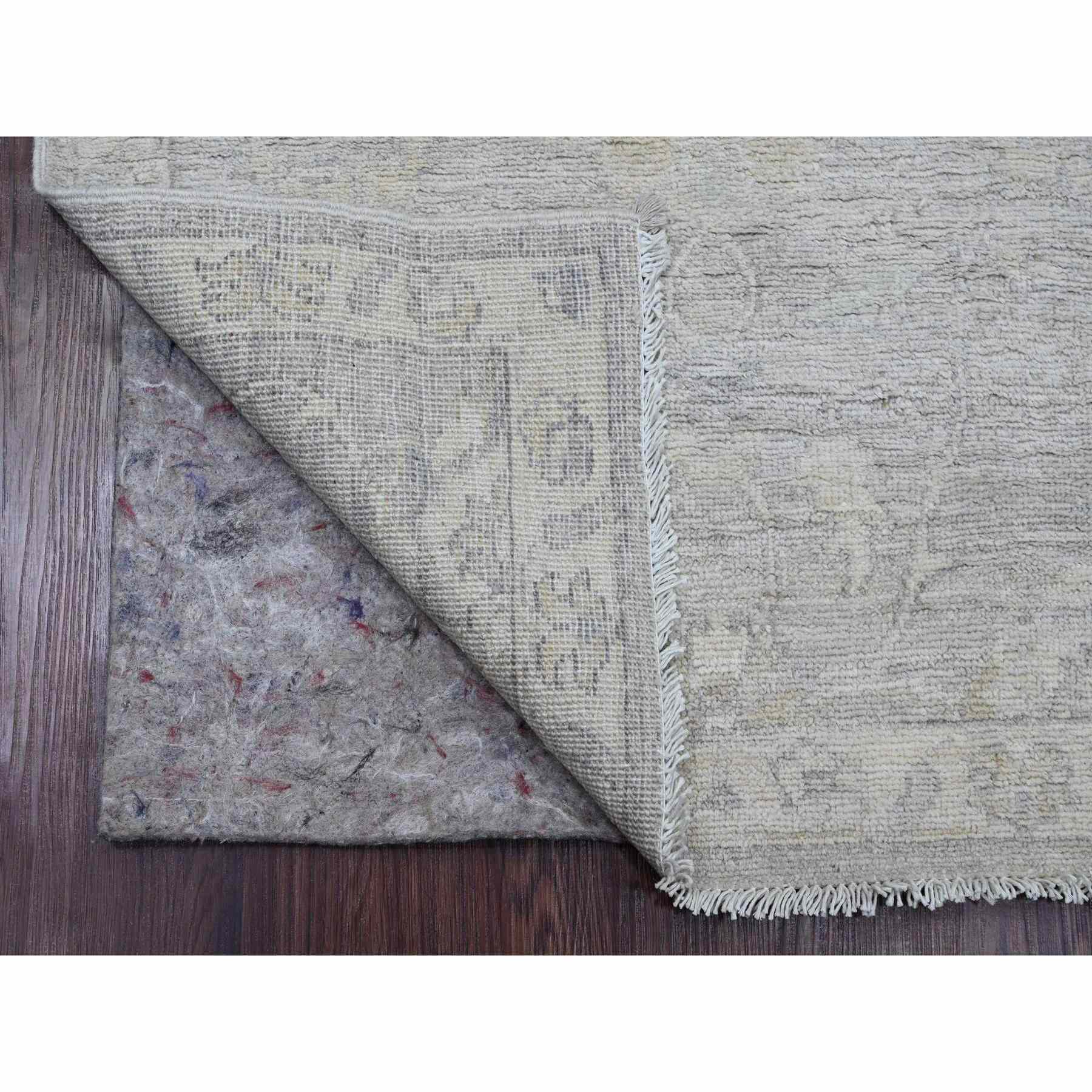Oushak-And-Peshawar-Hand-Knotted-Rug-103415