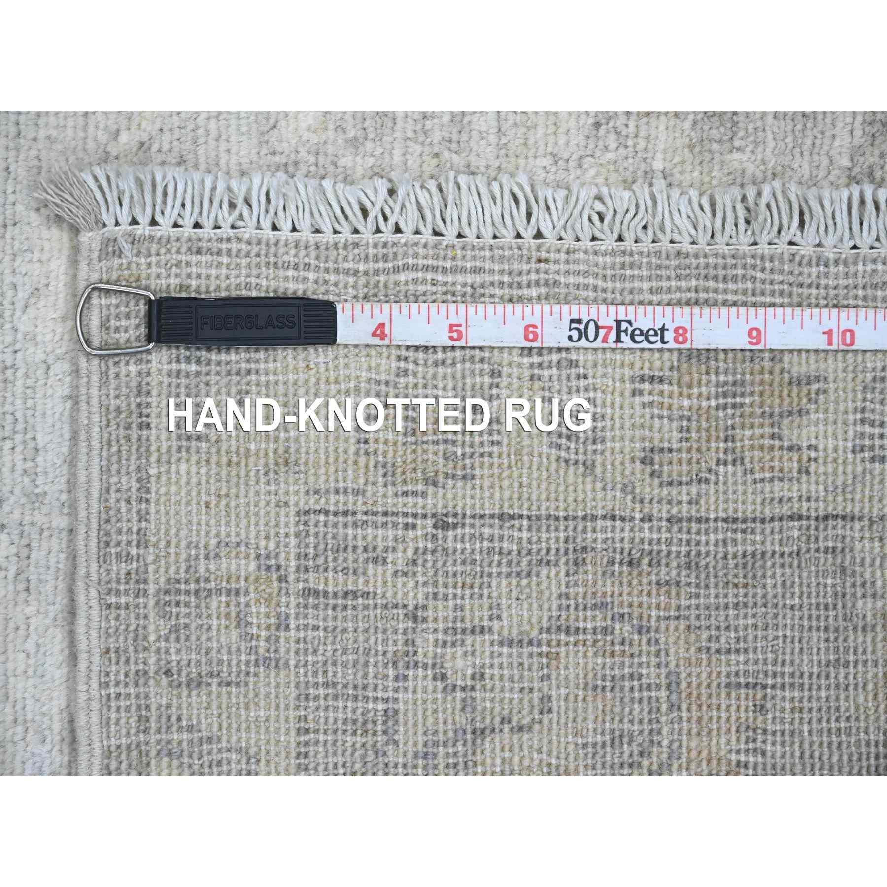 Oushak-And-Peshawar-Hand-Knotted-Rug-103415