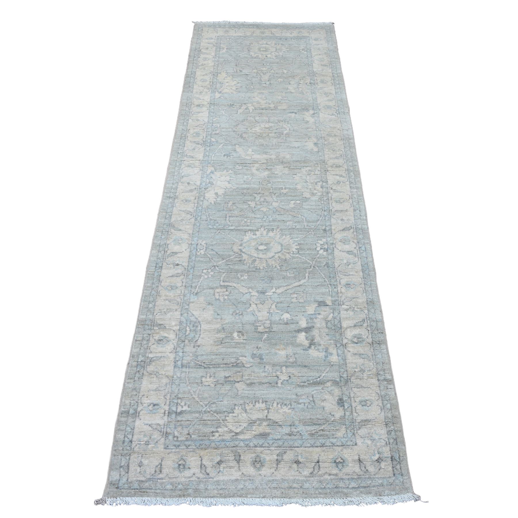 Oushak-And-Peshawar-Hand-Knotted-Rug-103425