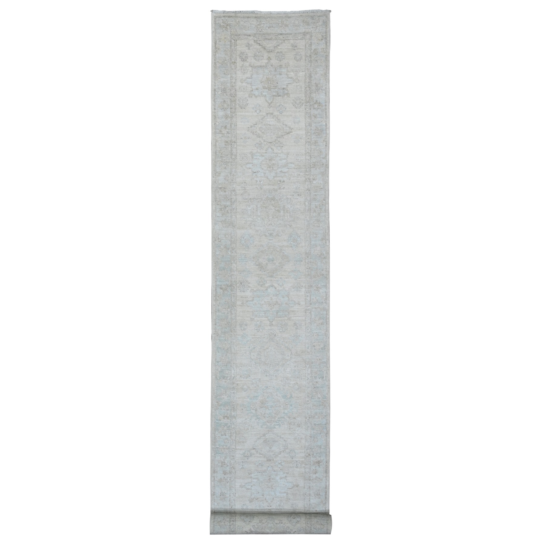 Oushak-And-Peshawar-Hand-Knotted-Rug-103450