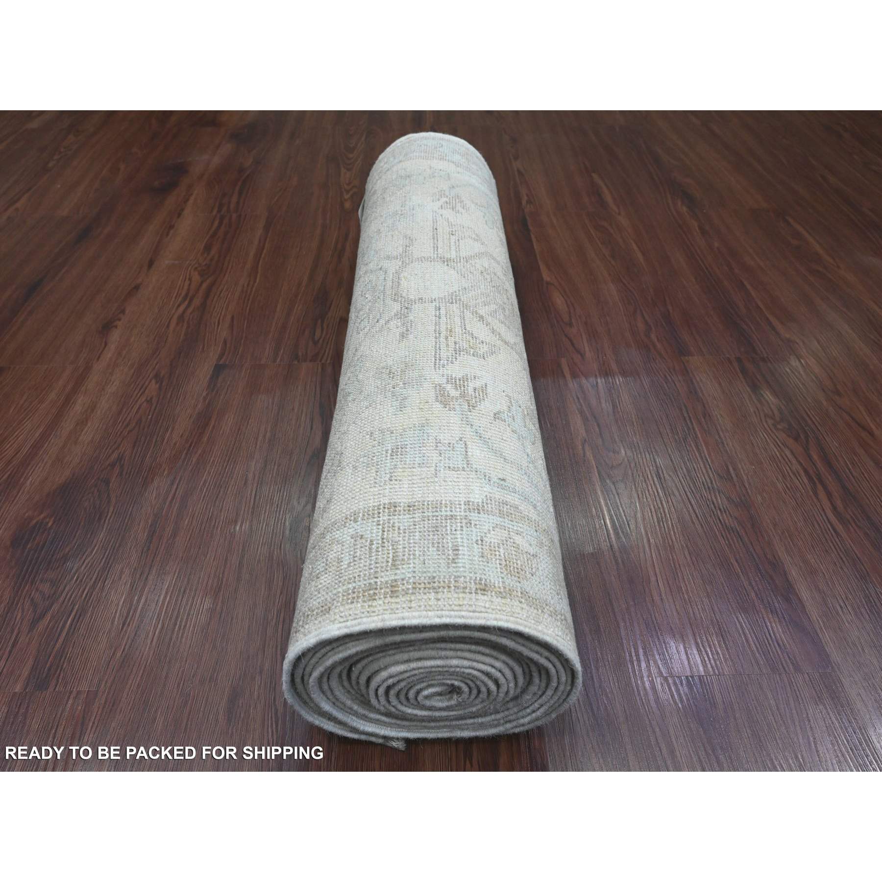 Oushak-And-Peshawar-Hand-Knotted-Rug-103465