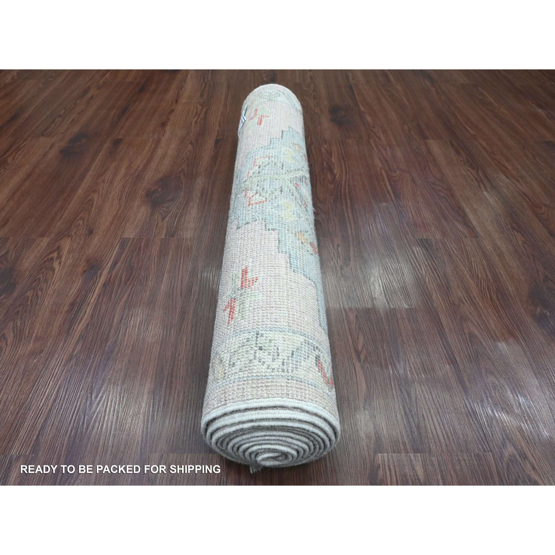 Oushak-And-Peshawar-Hand-Knotted-Rug-103490