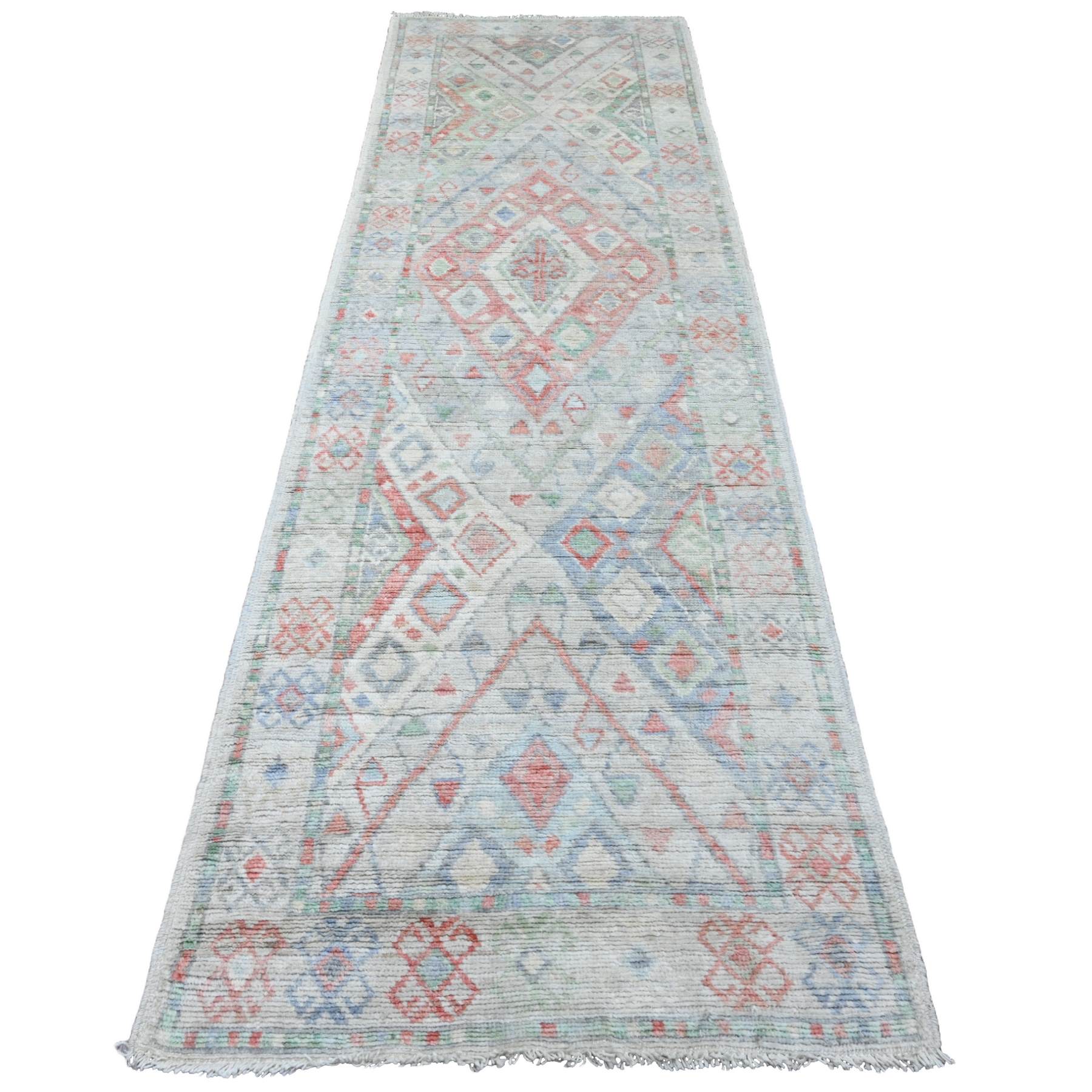 Oushak-And-Peshawar-Hand-Knotted-Rug-103495