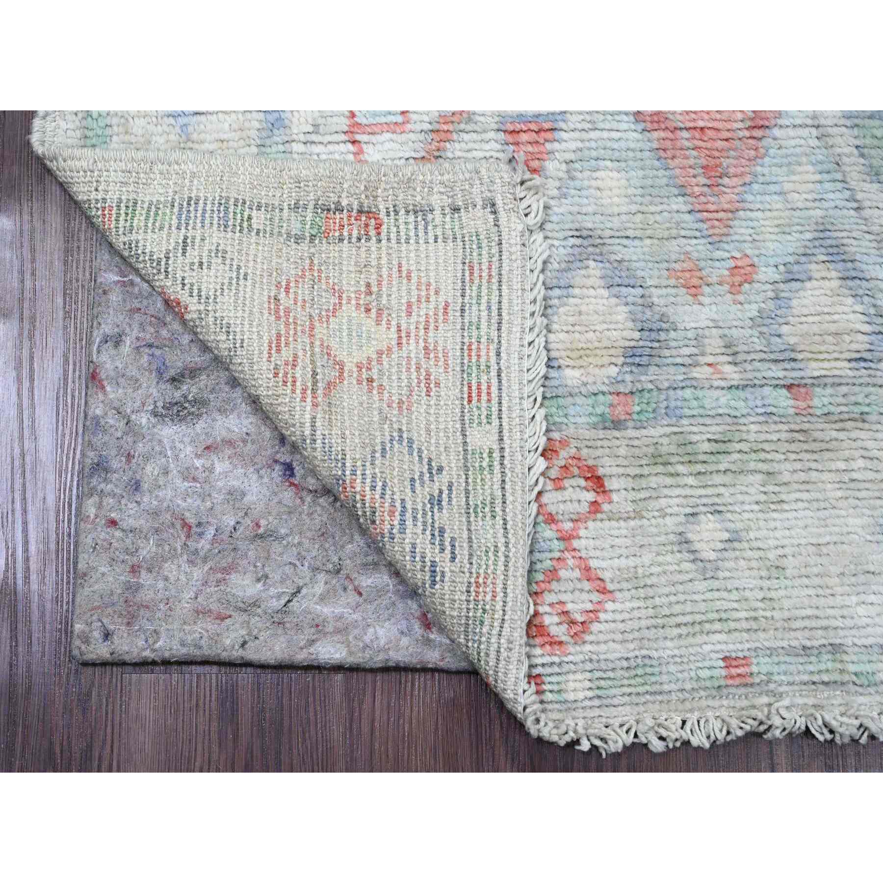 Oushak-And-Peshawar-Hand-Knotted-Rug-103495