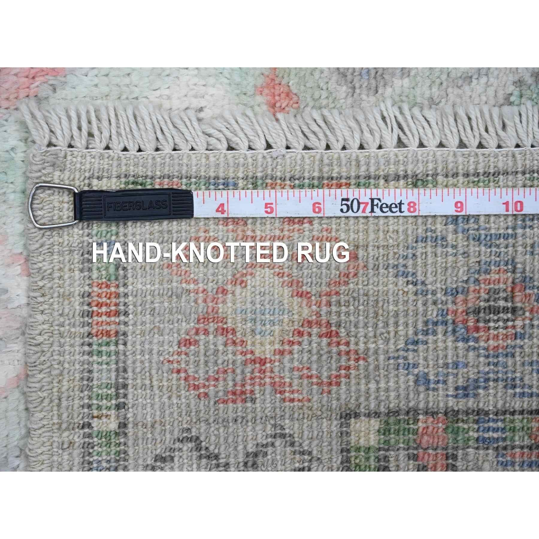 Oushak-And-Peshawar-Hand-Knotted-Rug-103495