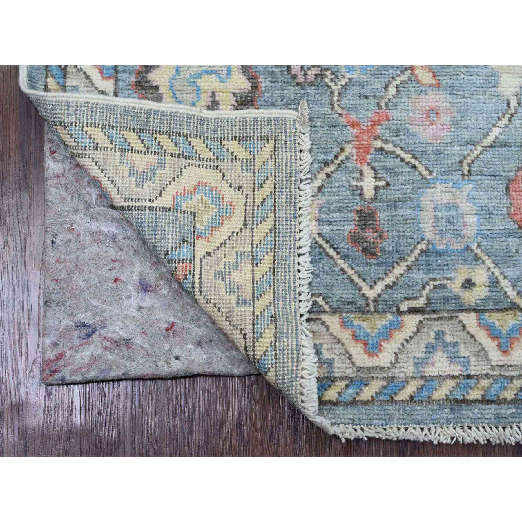 Oushak-And-Peshawar-Hand-Knotted-Rug-103505