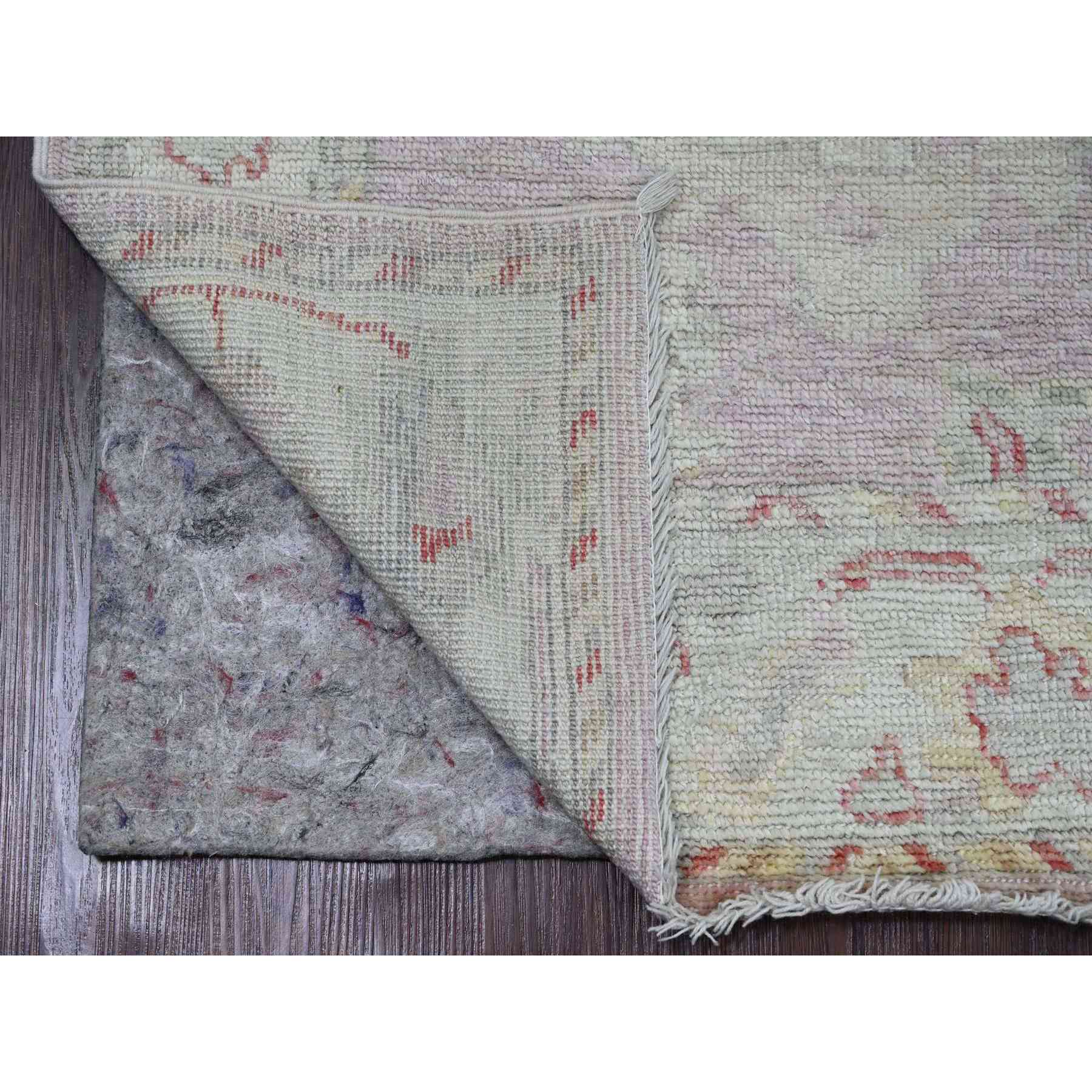 Oushak-And-Peshawar-Hand-Knotted-Rug-103510