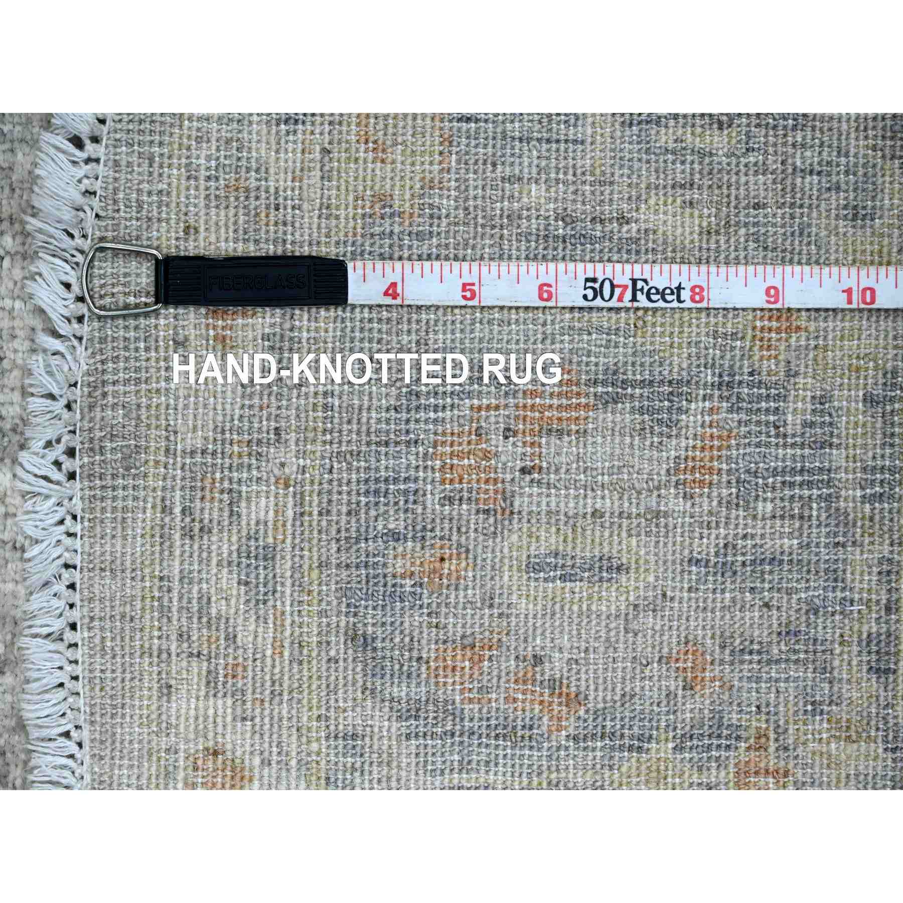 Oushak-And-Peshawar-Hand-Knotted-Rug-103650