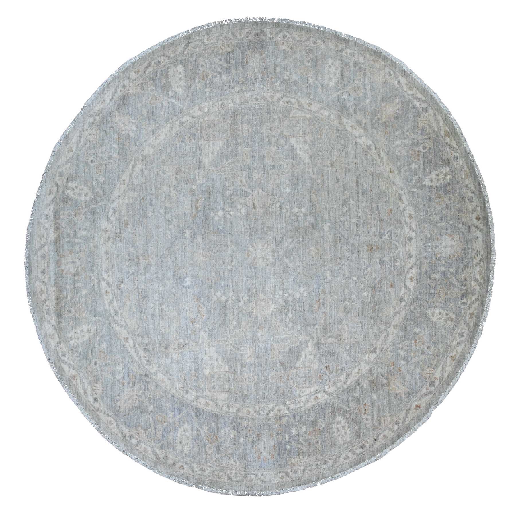 Oushak-And-Peshawar-Hand-Knotted-Rug-103655