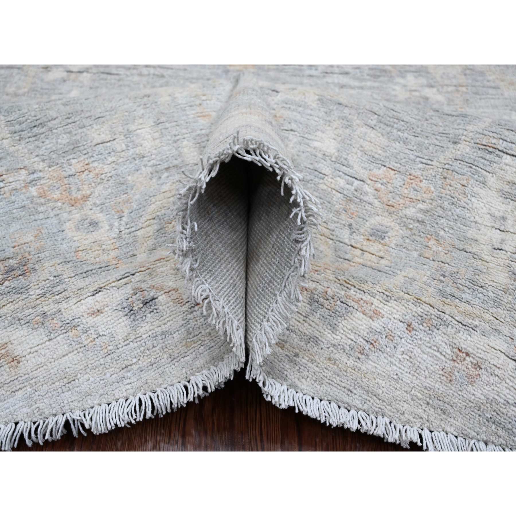 Oushak-And-Peshawar-Hand-Knotted-Rug-103655