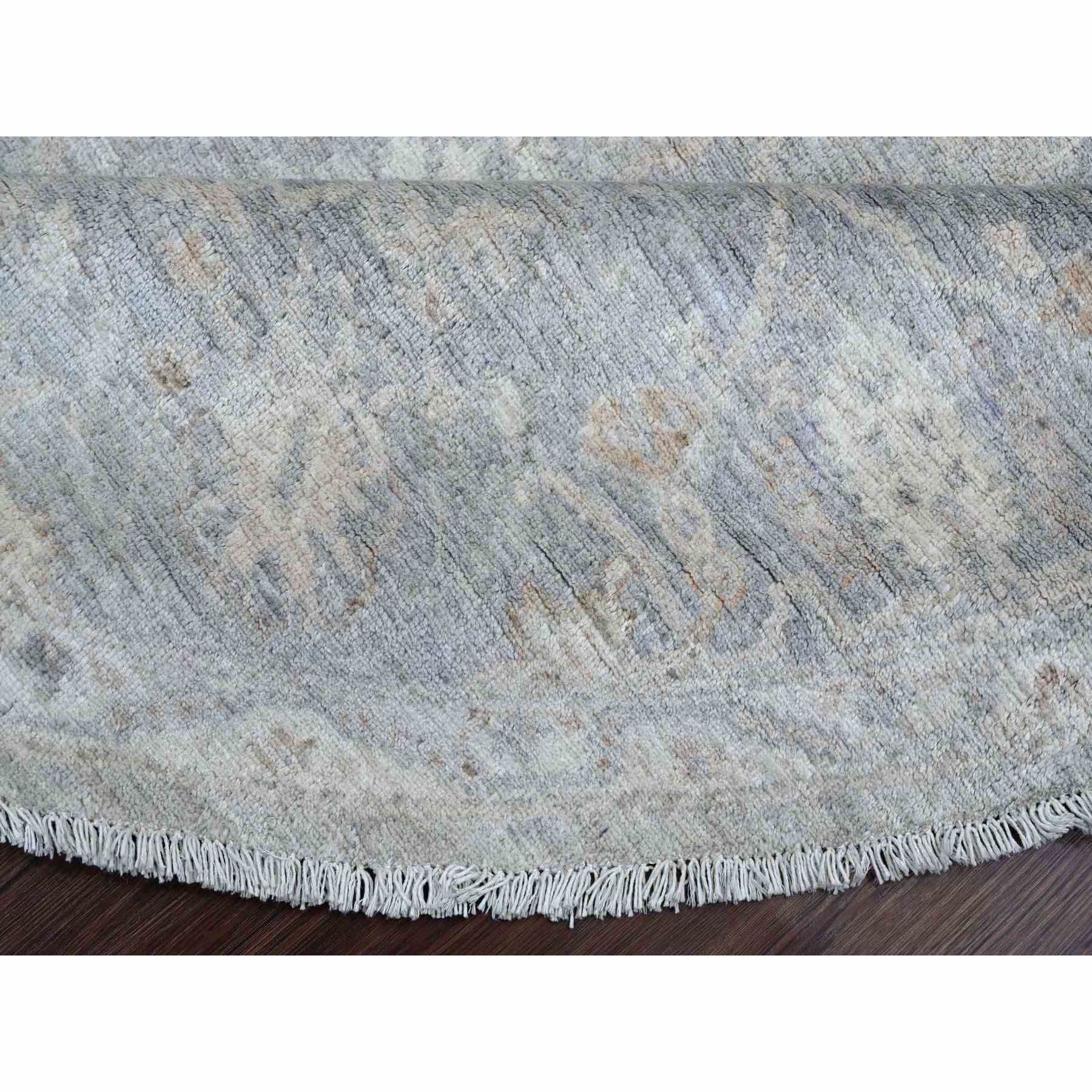 Oushak-And-Peshawar-Hand-Knotted-Rug-103655
