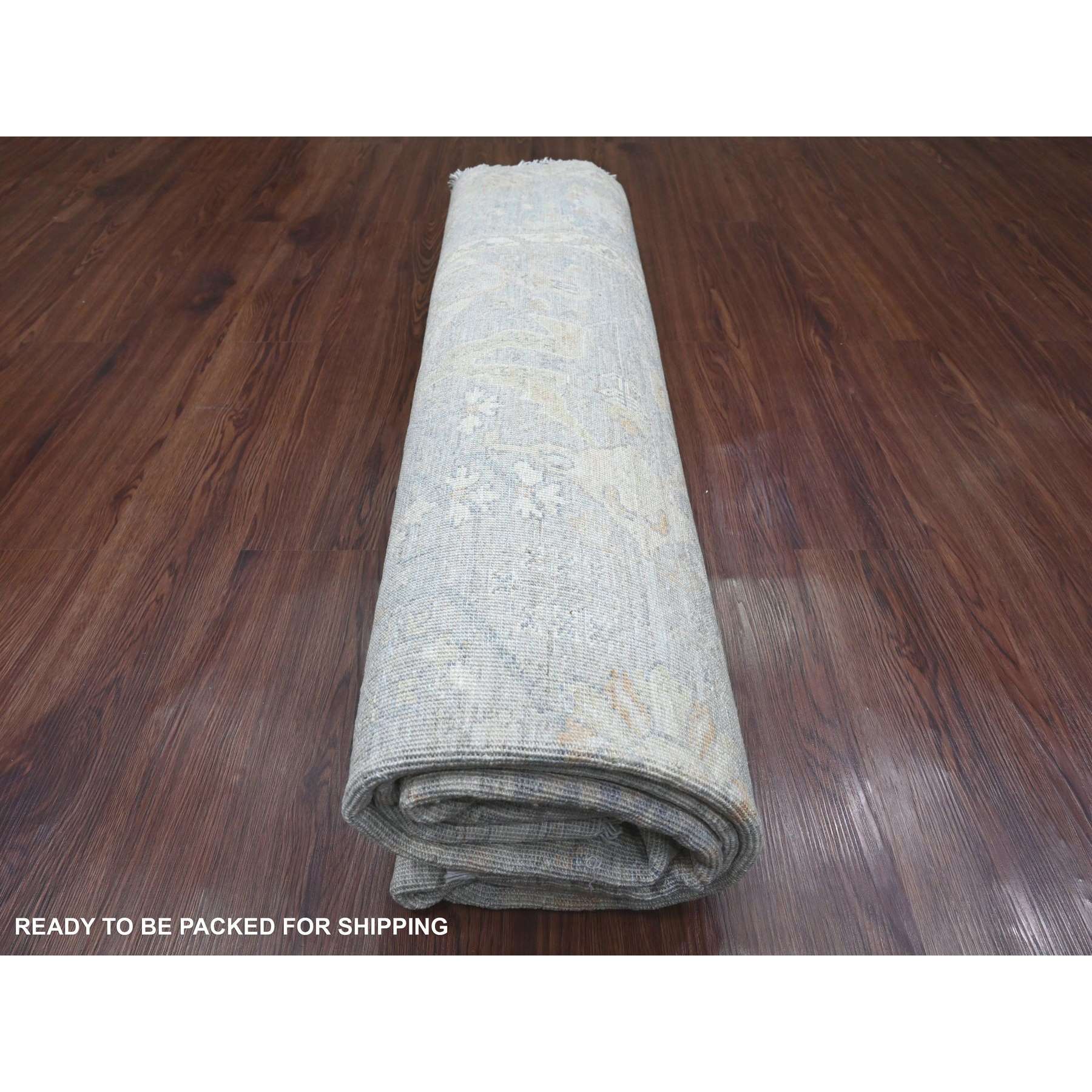 Oushak-And-Peshawar-Hand-Knotted-Rug-103655