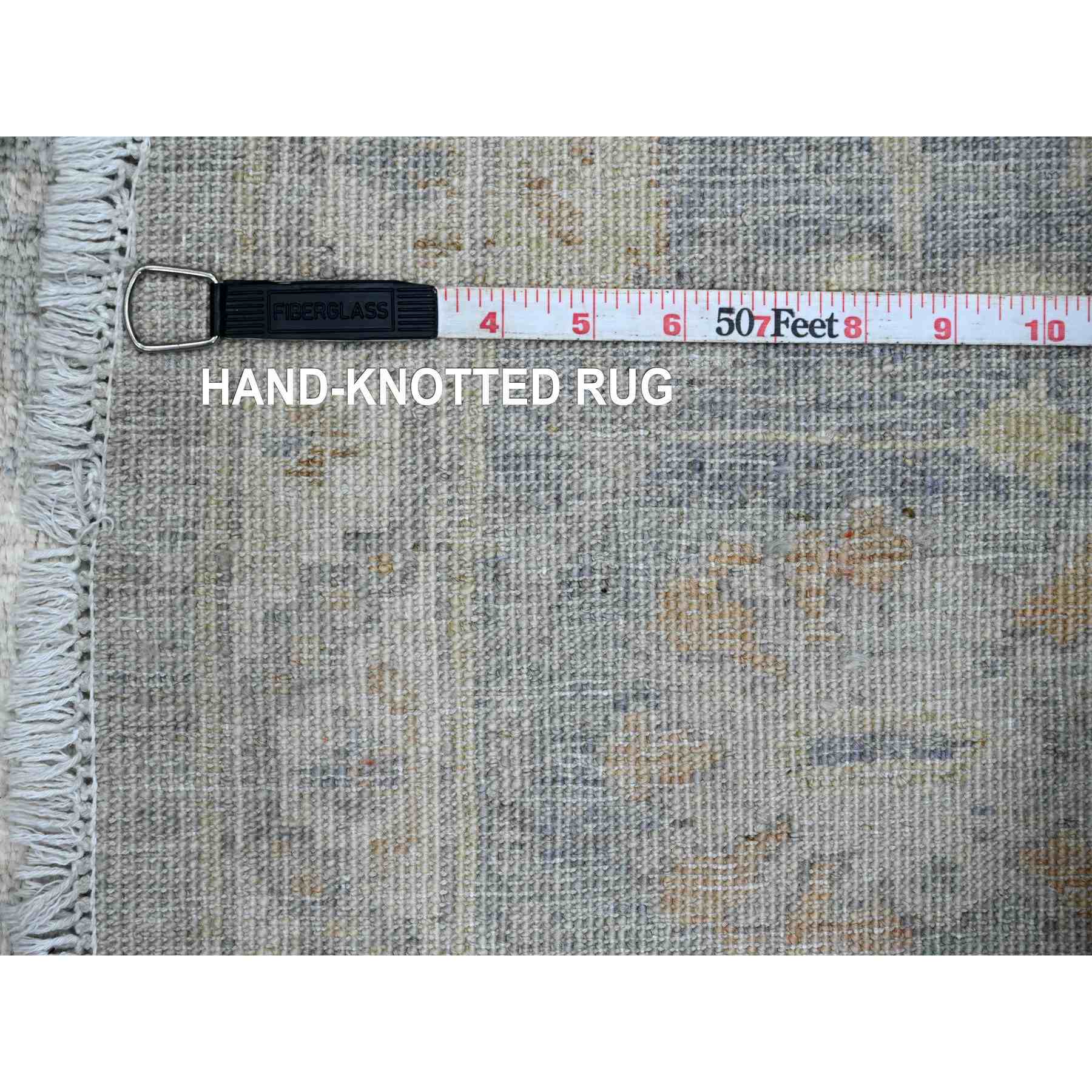 Oushak-And-Peshawar-Hand-Knotted-Rug-103655