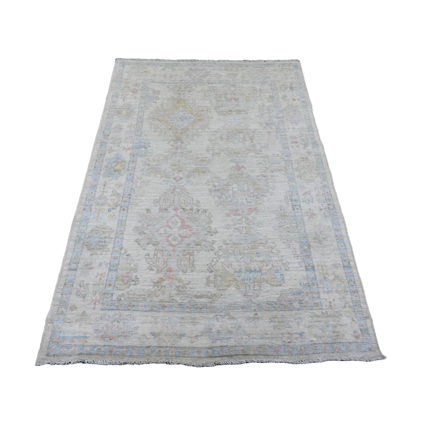 Oushak-And-Peshawar-Hand-Knotted-Rug-103775