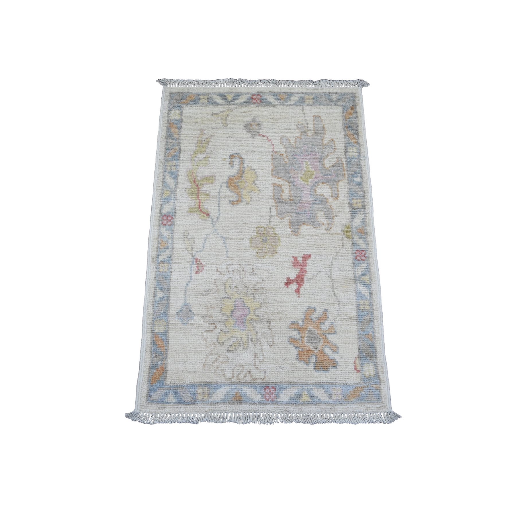 Oushak-And-Peshawar-Hand-Knotted-Rug-103785