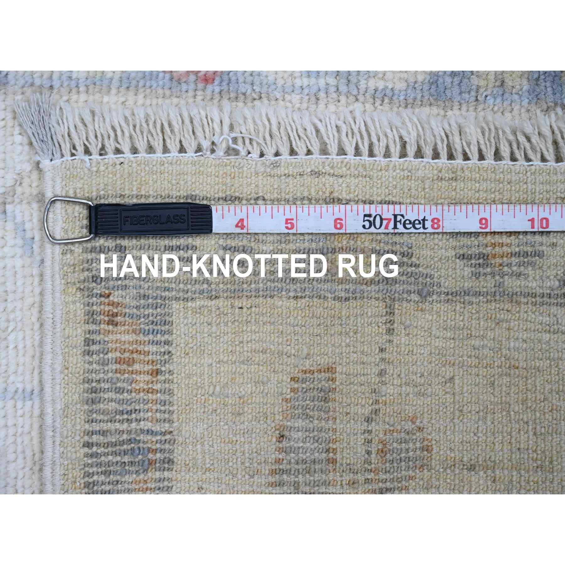 Oushak-And-Peshawar-Hand-Knotted-Rug-103785