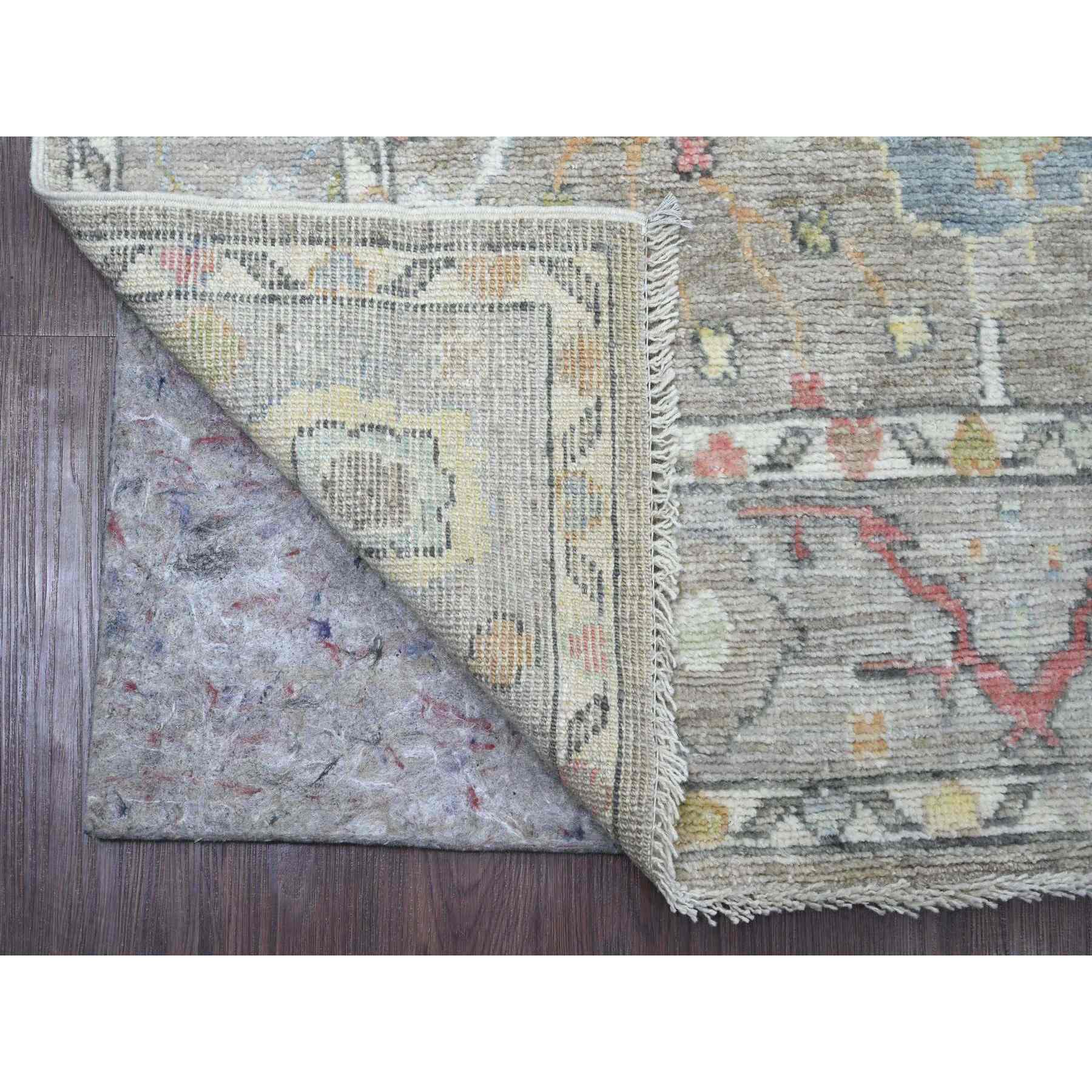 Oushak-And-Peshawar-Hand-Knotted-Rug-103795