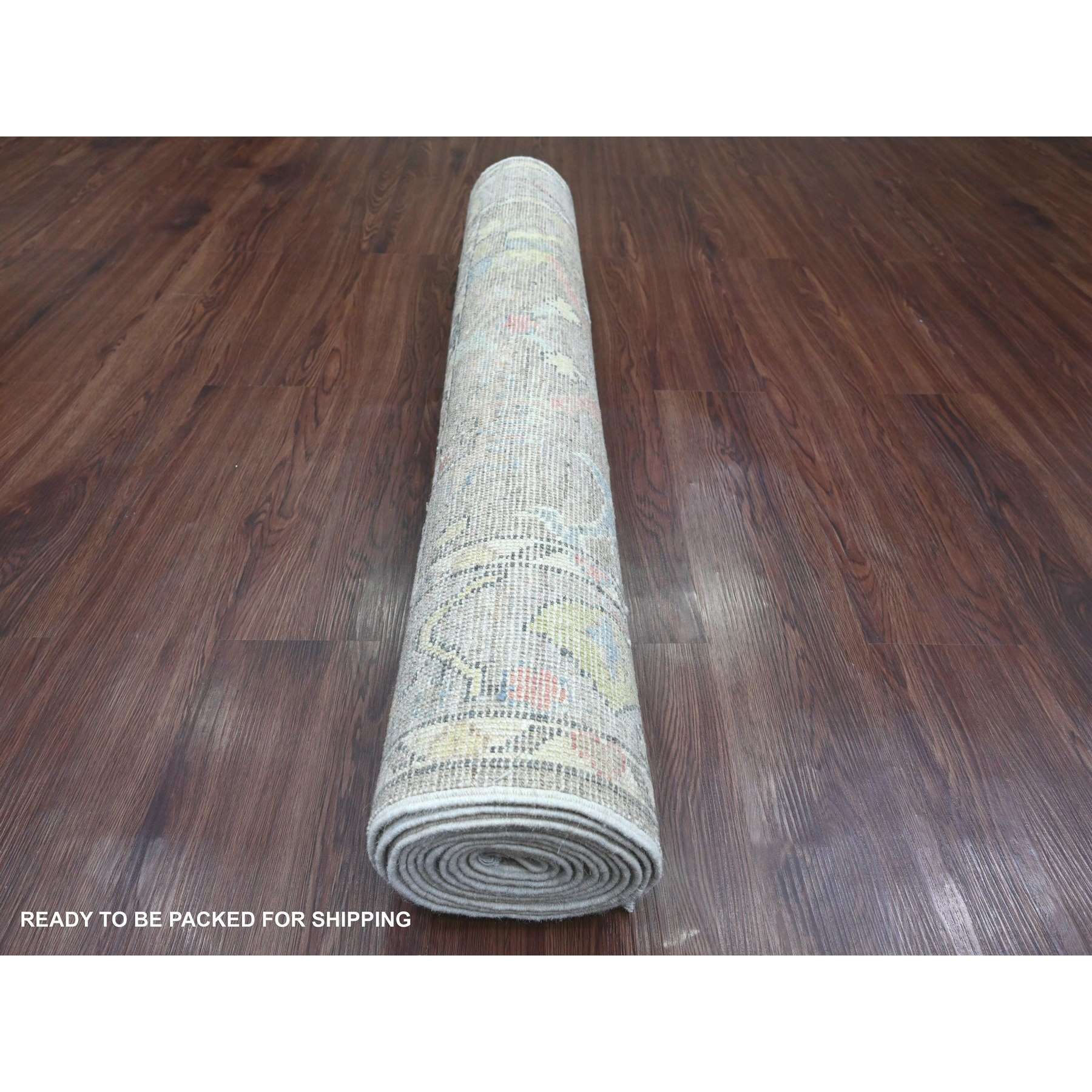 Oushak-And-Peshawar-Hand-Knotted-Rug-103795