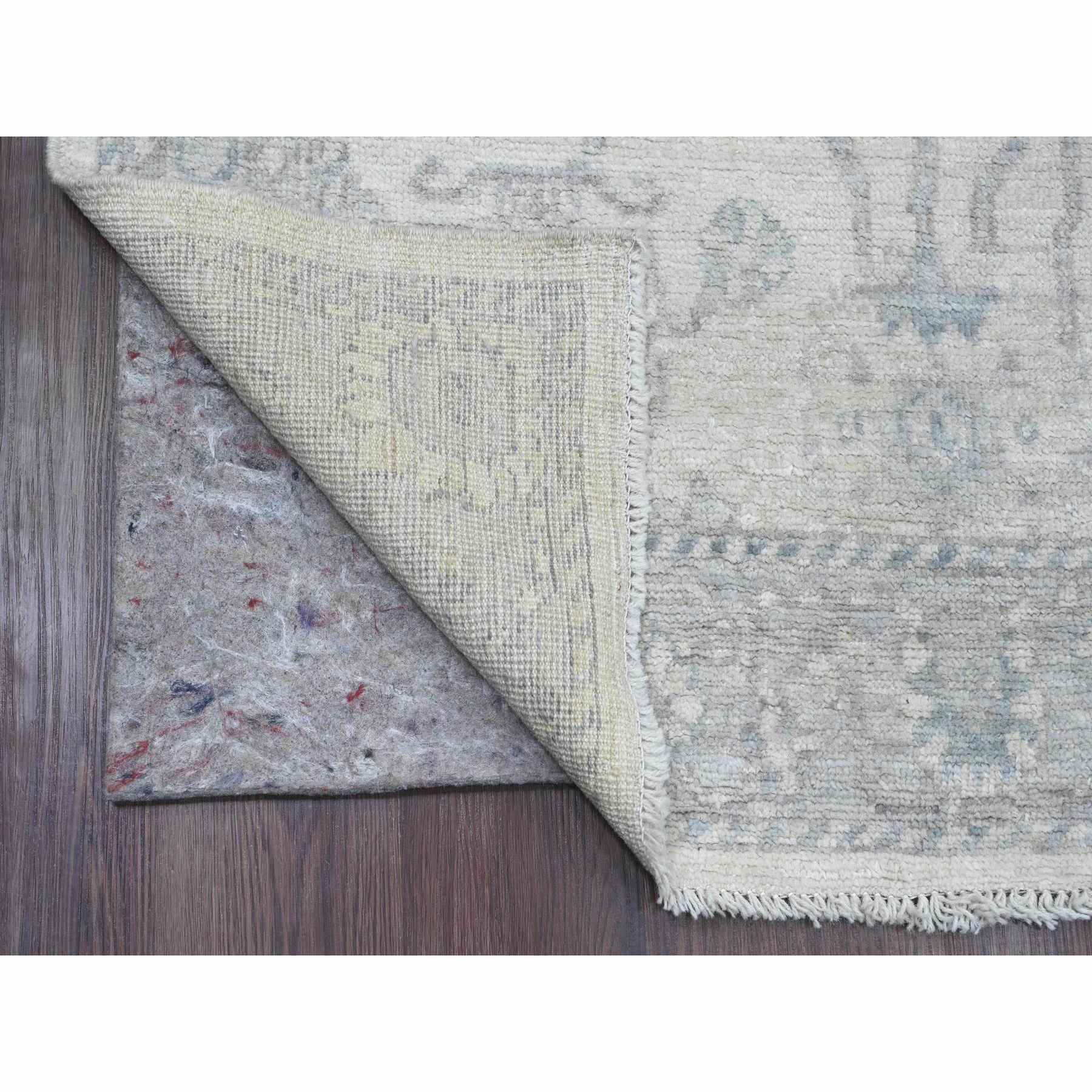 Oushak-And-Peshawar-Hand-Knotted-Rug-103820