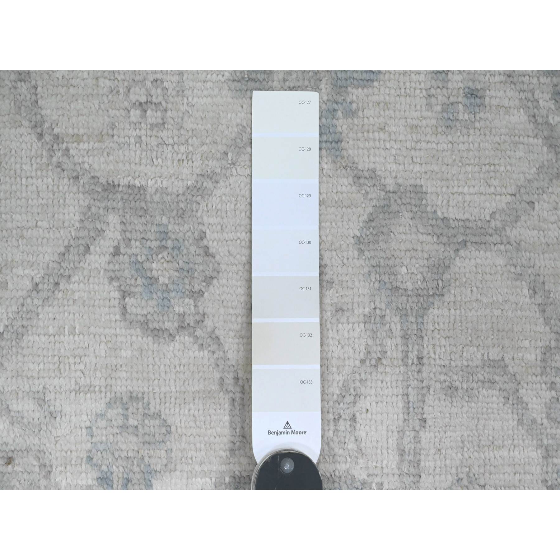 Oushak-And-Peshawar-Hand-Knotted-Rug-103820