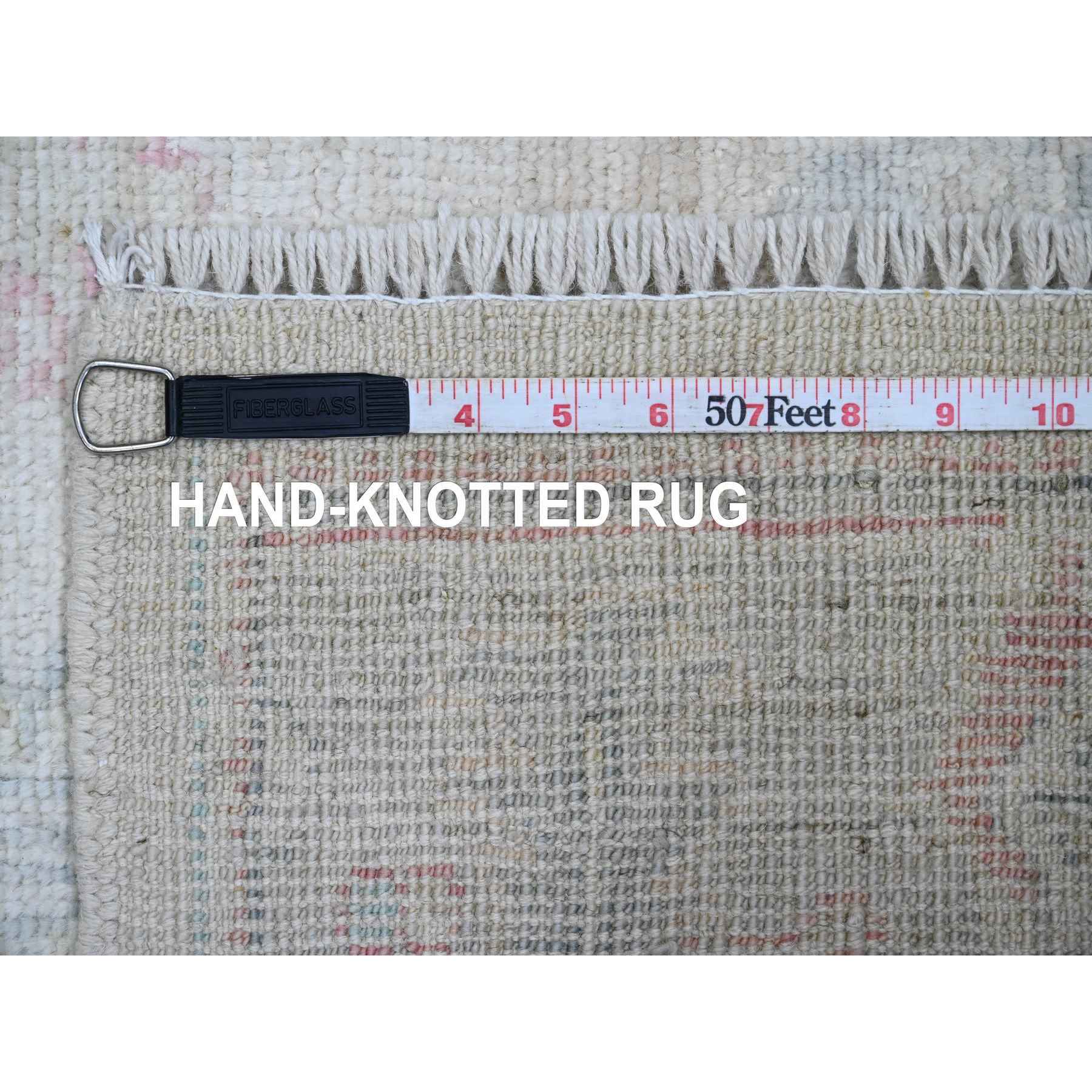 Oushak-And-Peshawar-Hand-Knotted-Rug-103835