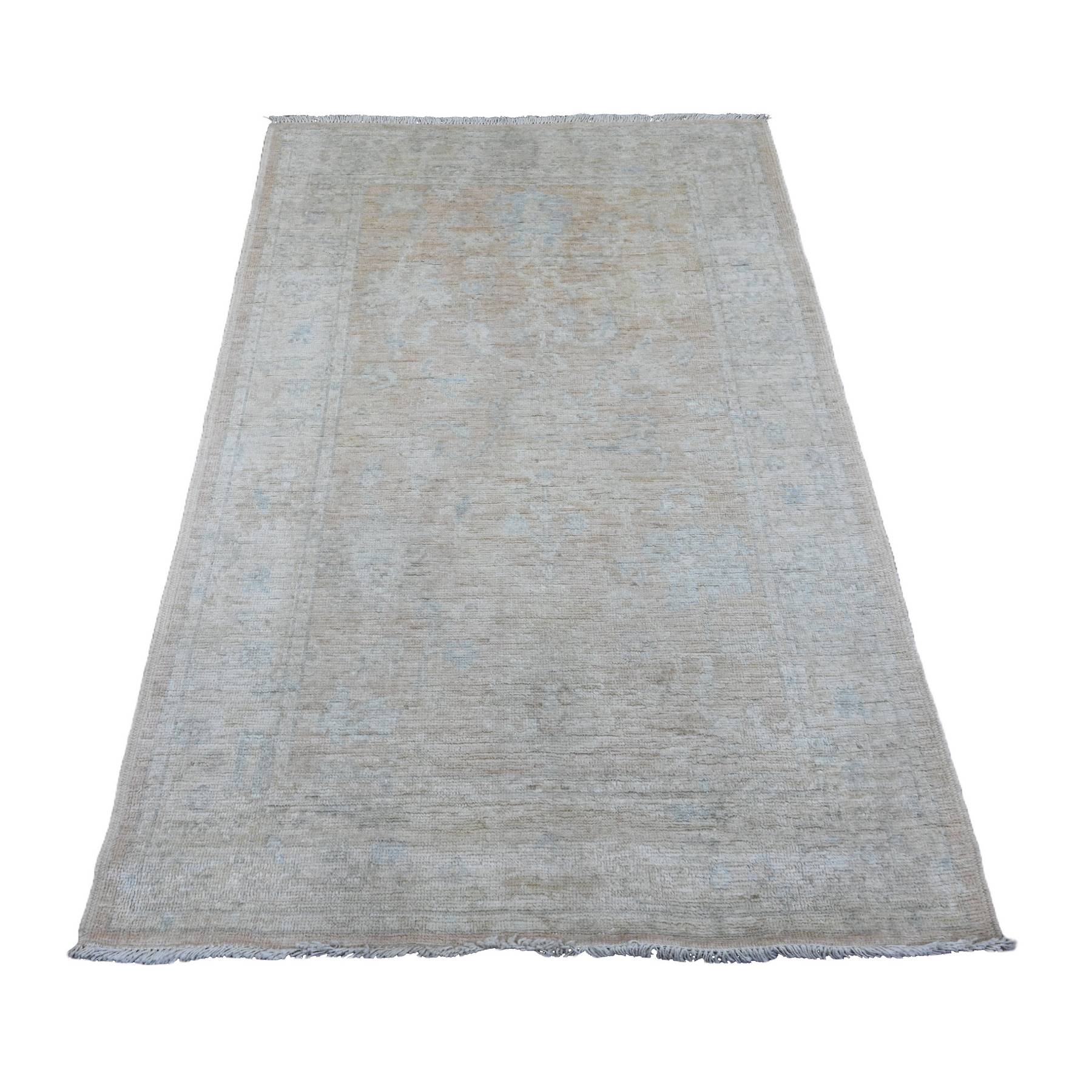 Oushak-And-Peshawar-Hand-Knotted-Rug-103840