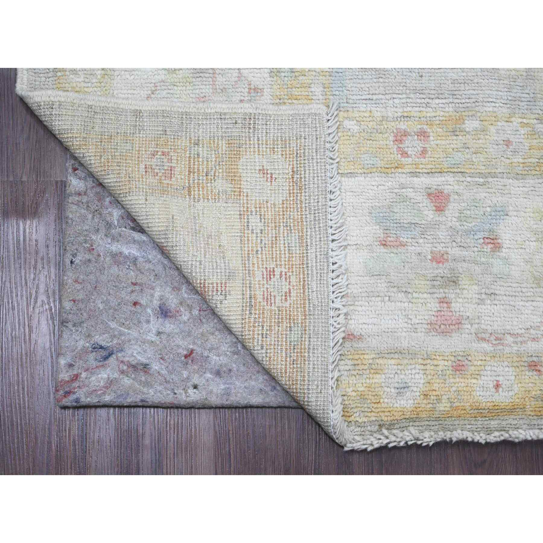 Oushak-And-Peshawar-Hand-Knotted-Rug-103905