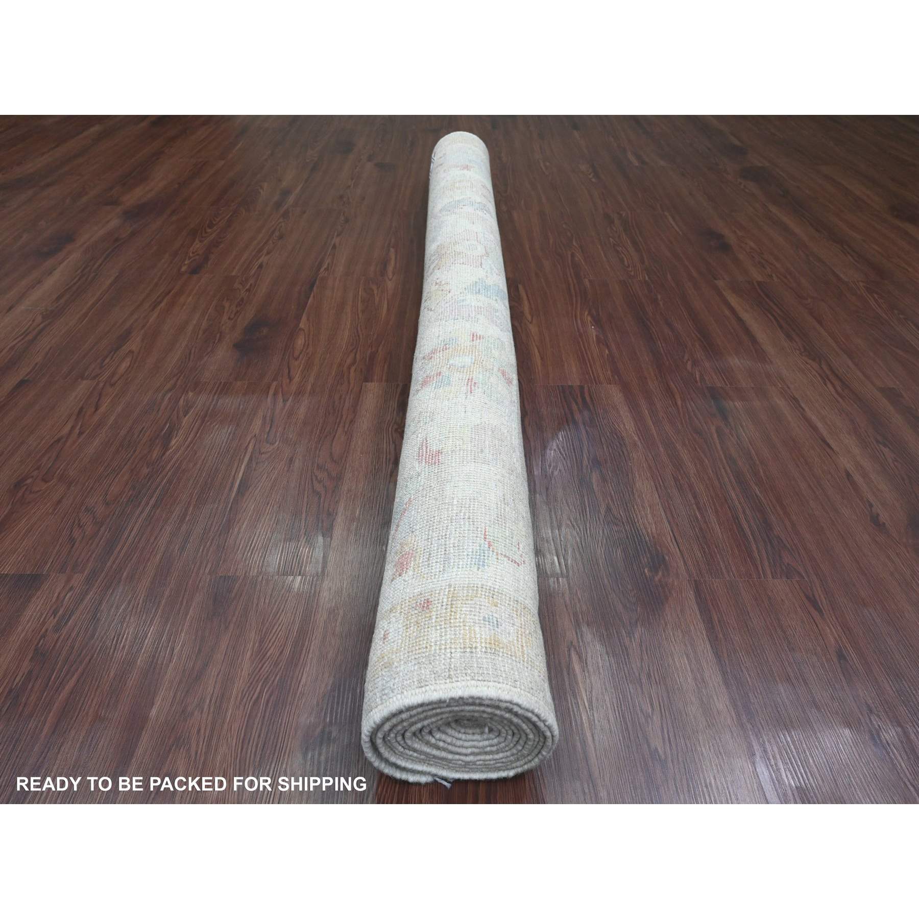 Oushak-And-Peshawar-Hand-Knotted-Rug-103905