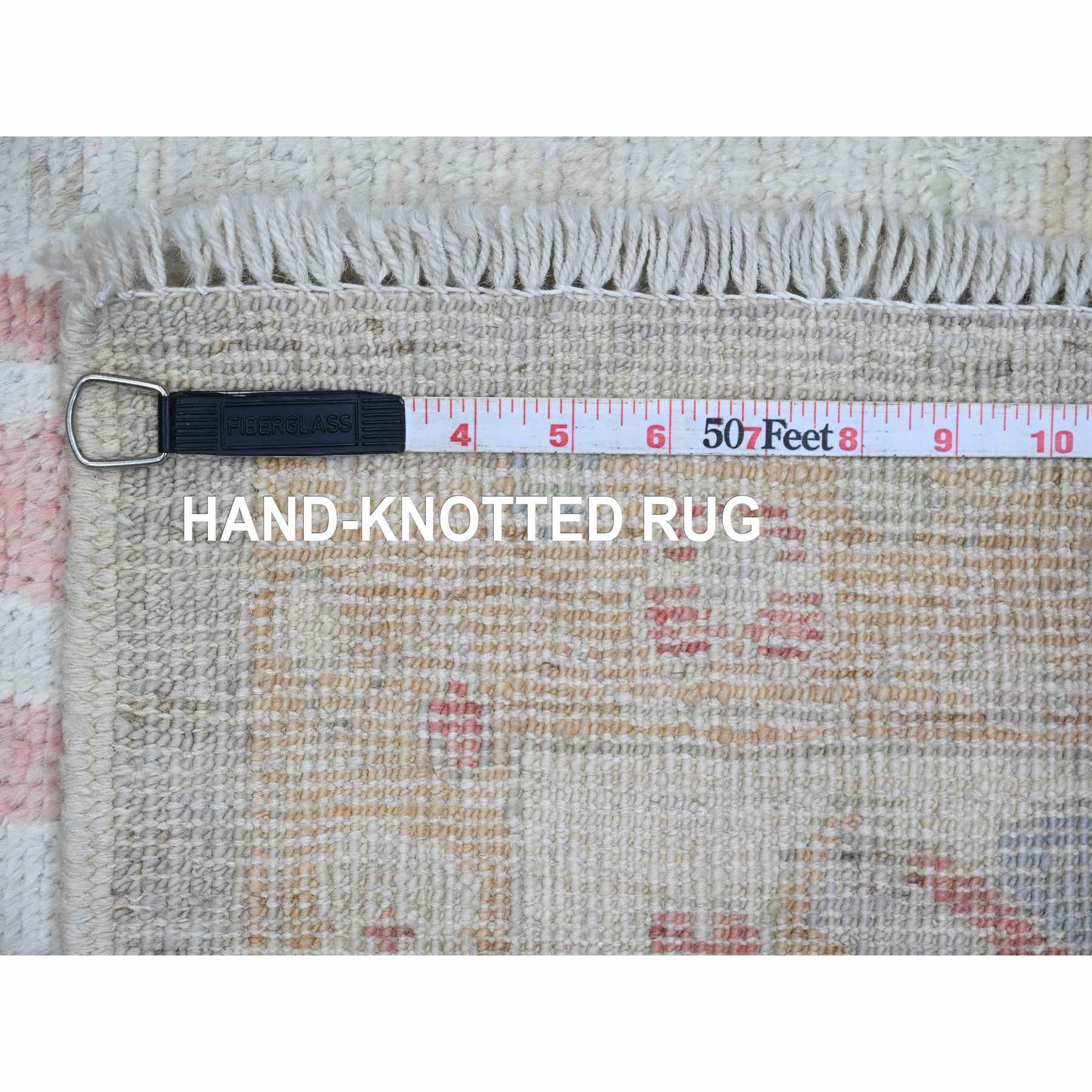 Oushak-And-Peshawar-Hand-Knotted-Rug-103905