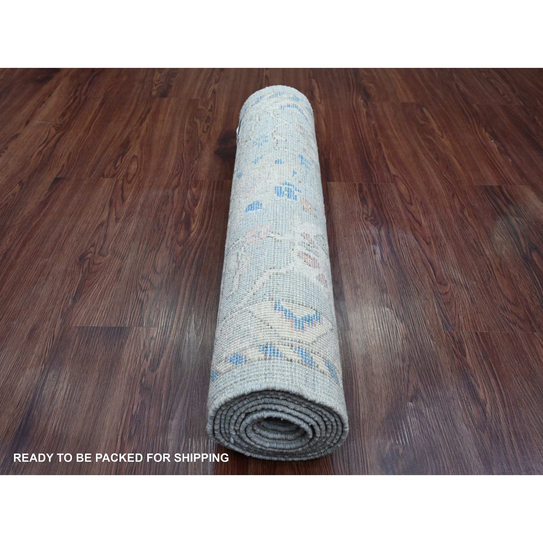 Oushak-And-Peshawar-Hand-Knotted-Rug-103930