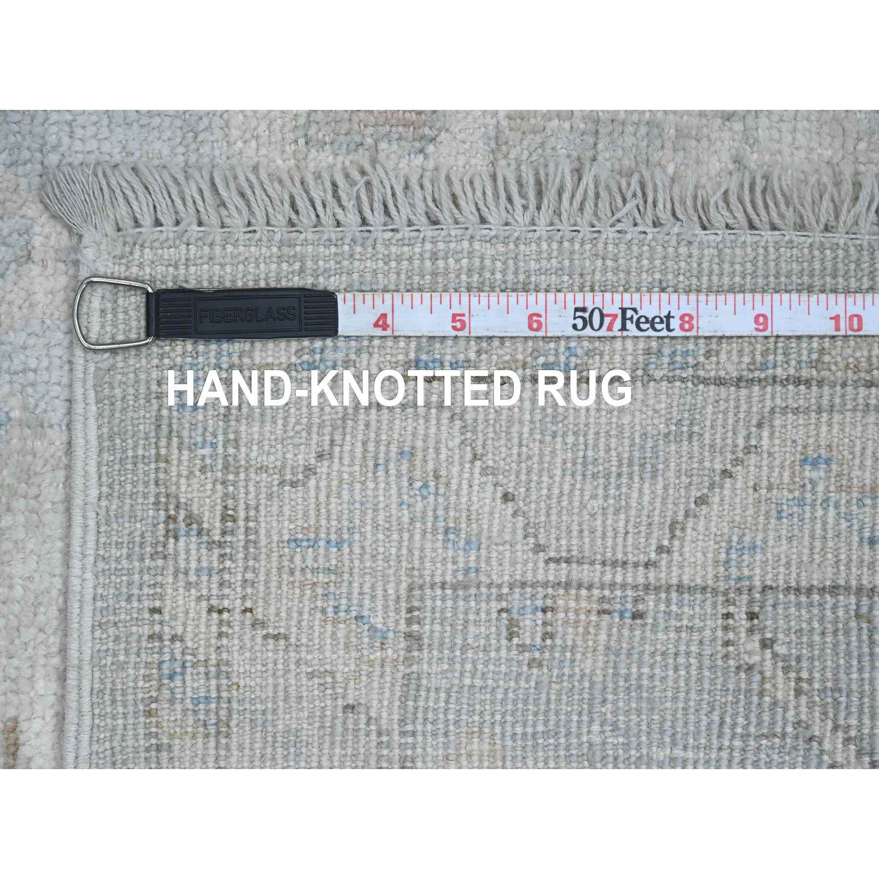 Oushak-And-Peshawar-Hand-Knotted-Rug-103955