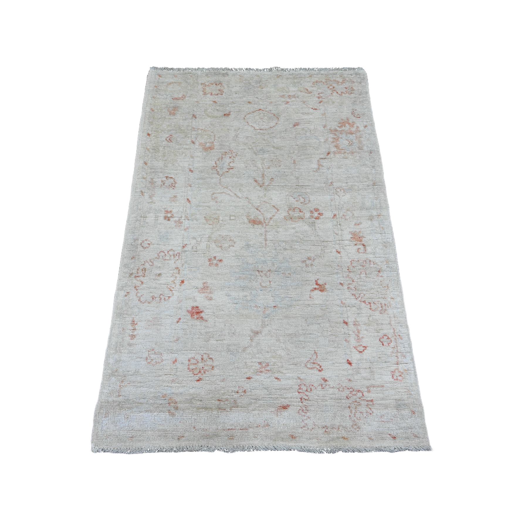 Oushak-And-Peshawar-Hand-Knotted-Rug-104010