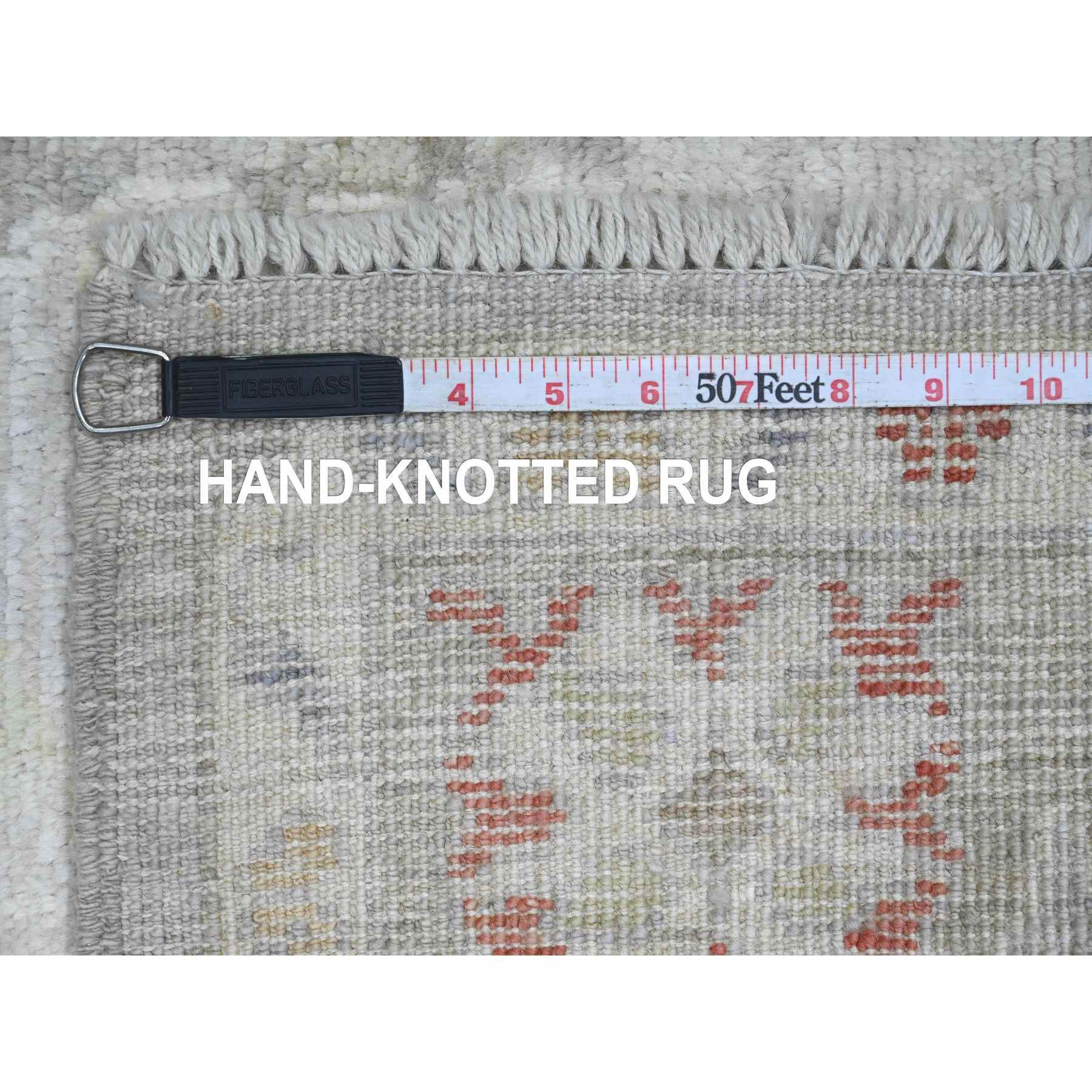Oushak-And-Peshawar-Hand-Knotted-Rug-104045