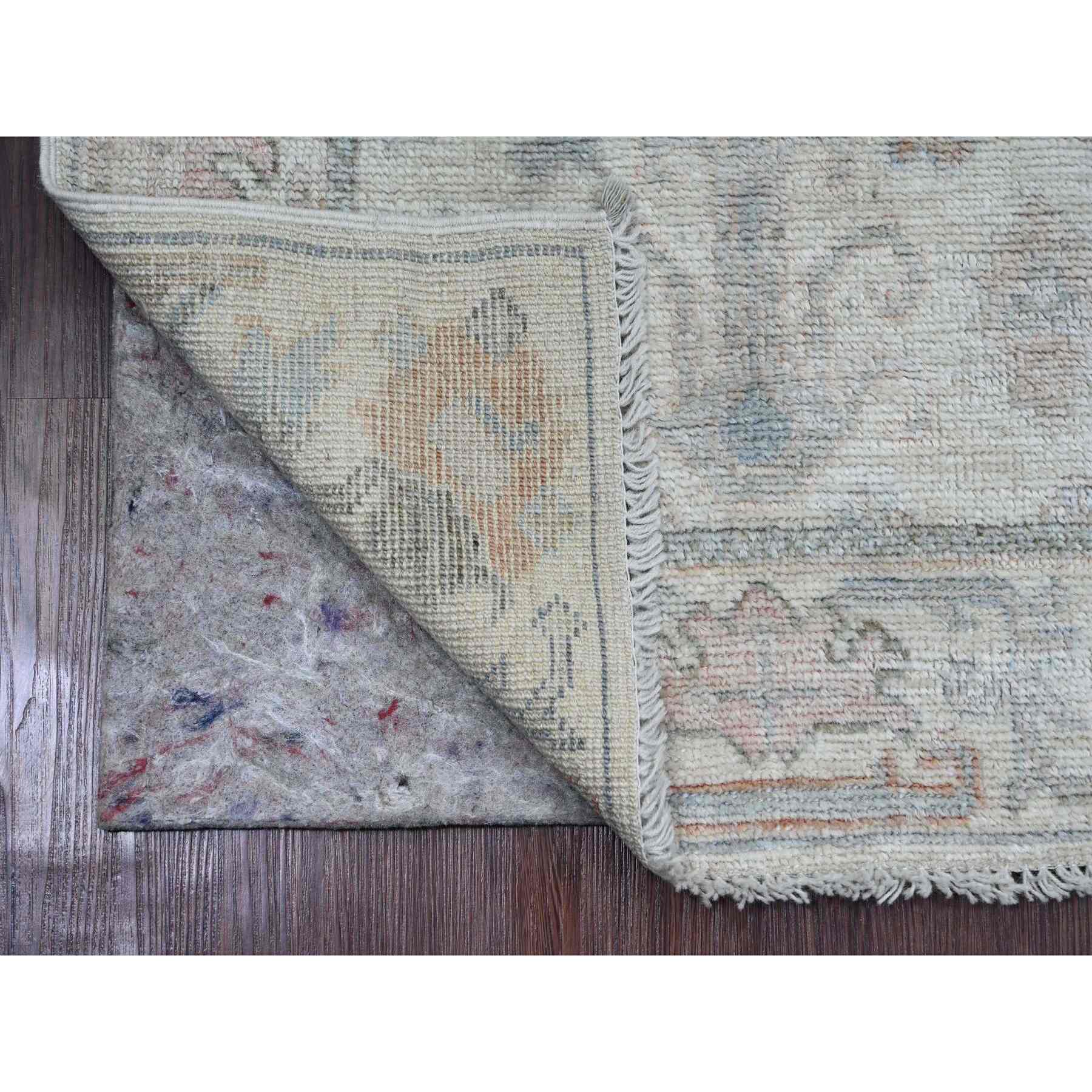 Oushak-And-Peshawar-Hand-Knotted-Rug-104065