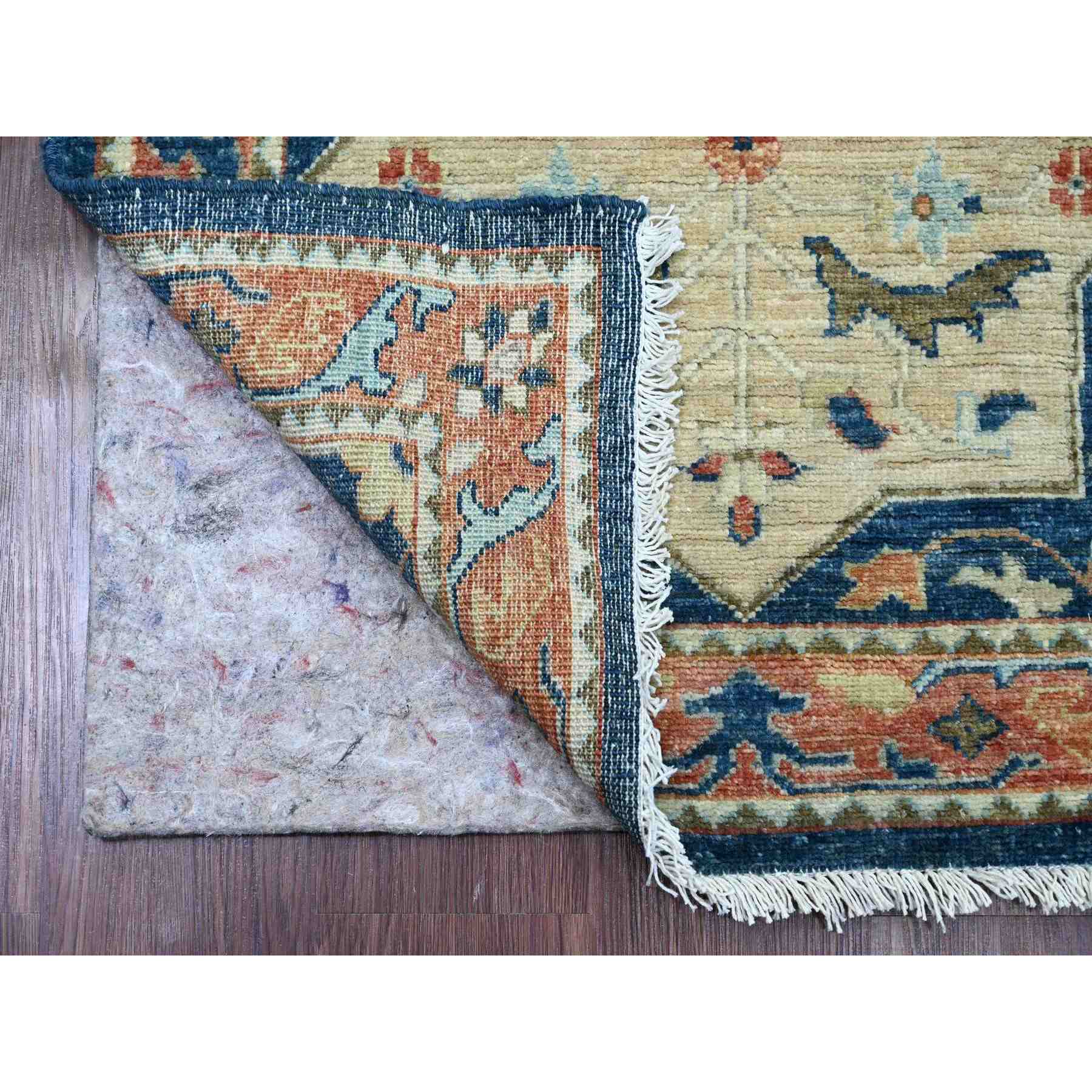 Oushak-And-Peshawar-Hand-Knotted-Rug-104075