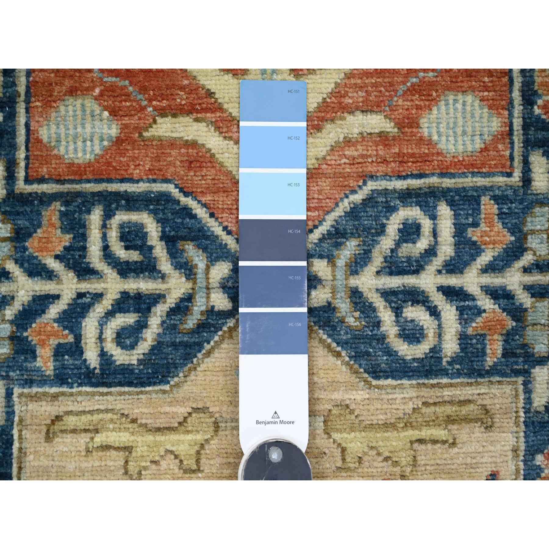 Oushak-And-Peshawar-Hand-Knotted-Rug-104075