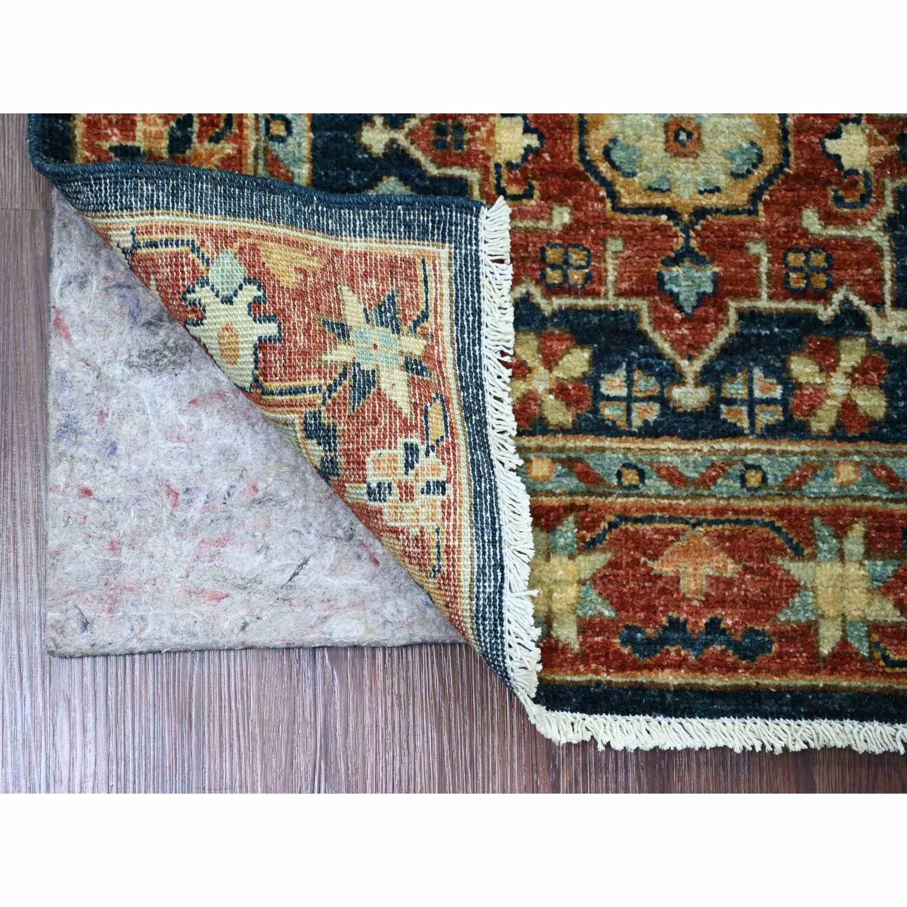 Oushak-And-Peshawar-Hand-Knotted-Rug-104095