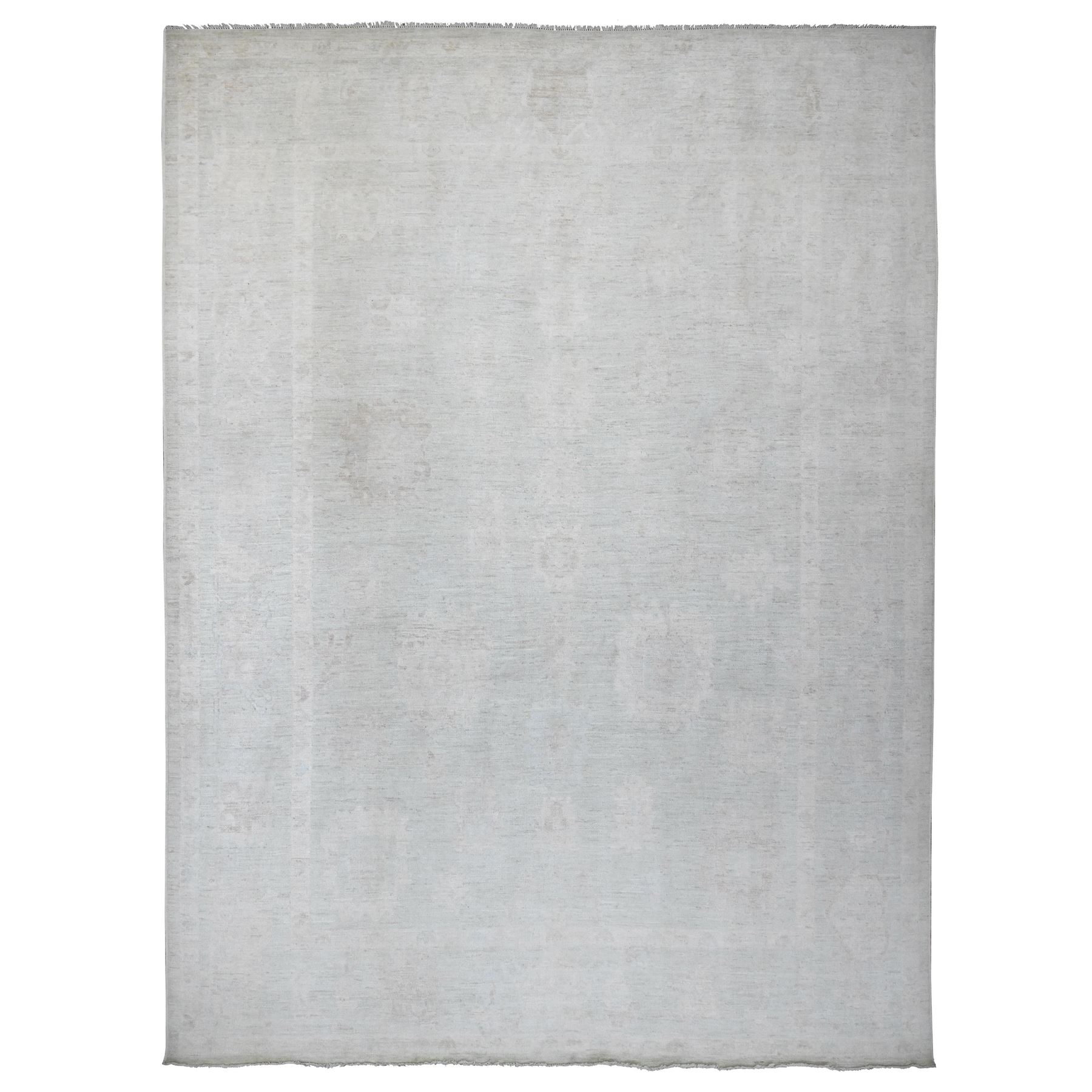 Oushak-And-Peshawar-Hand-Knotted-Rug-104215
