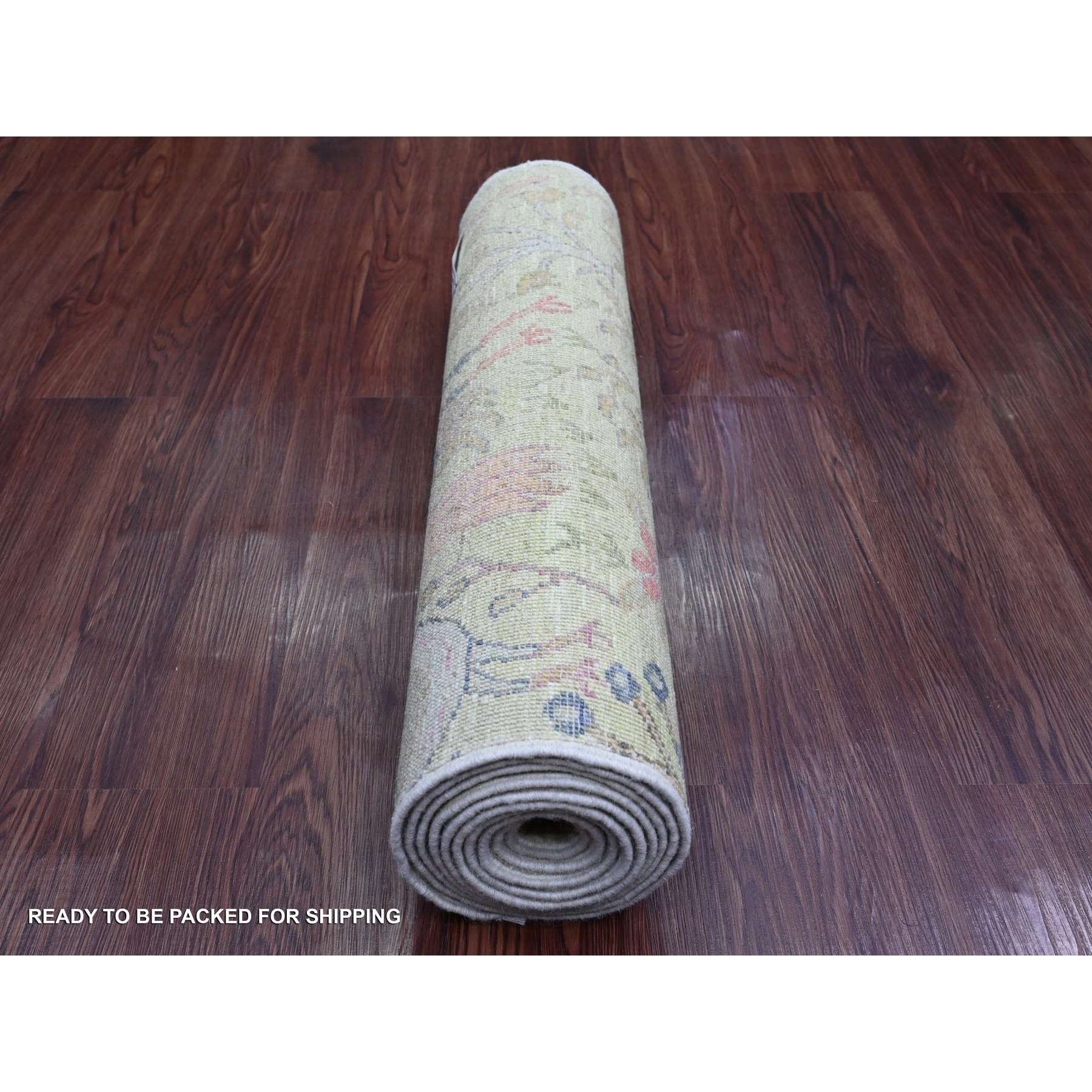 Oushak-And-Peshawar-Hand-Knotted-Rug-104280