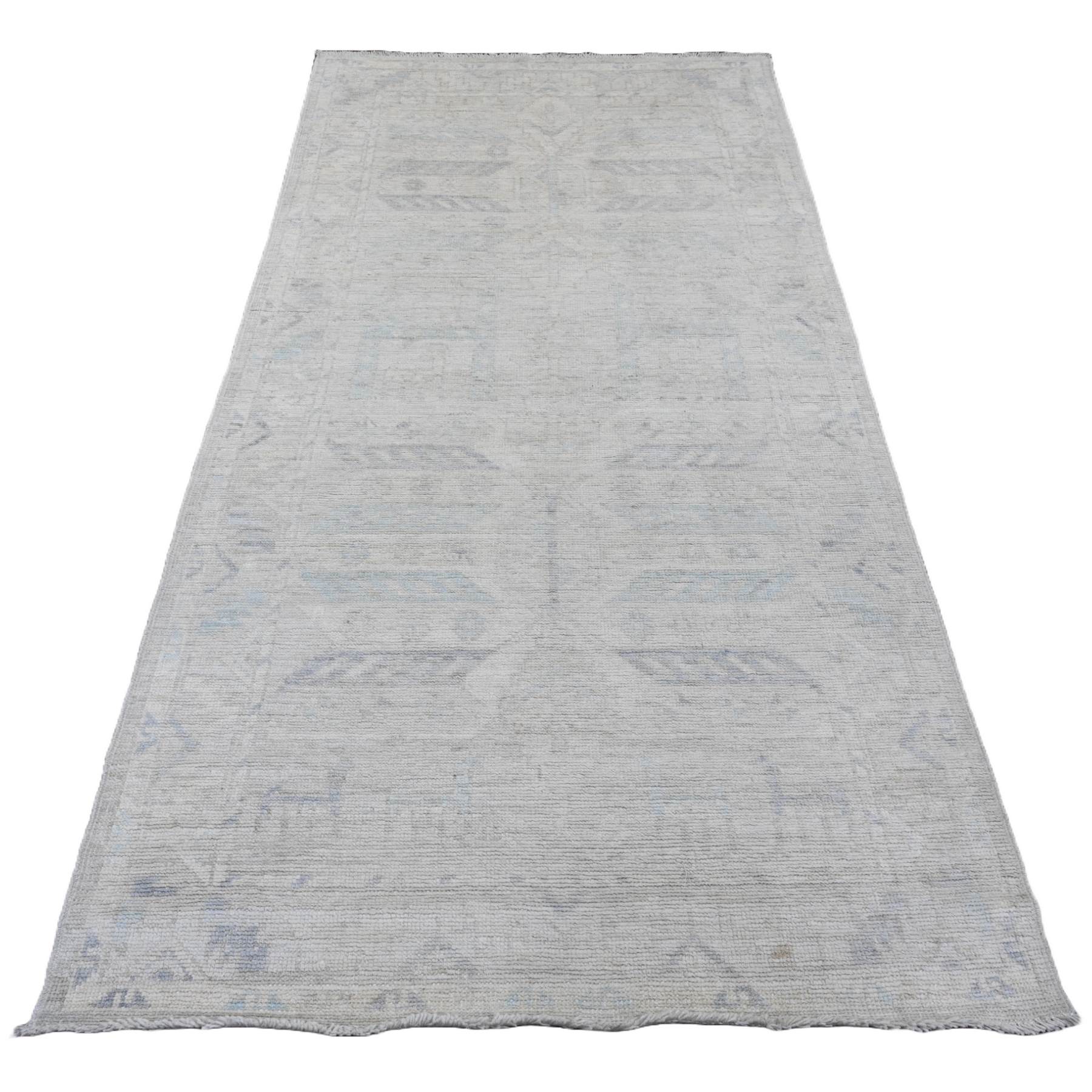 Oushak-And-Peshawar-Hand-Knotted-Rug-104310