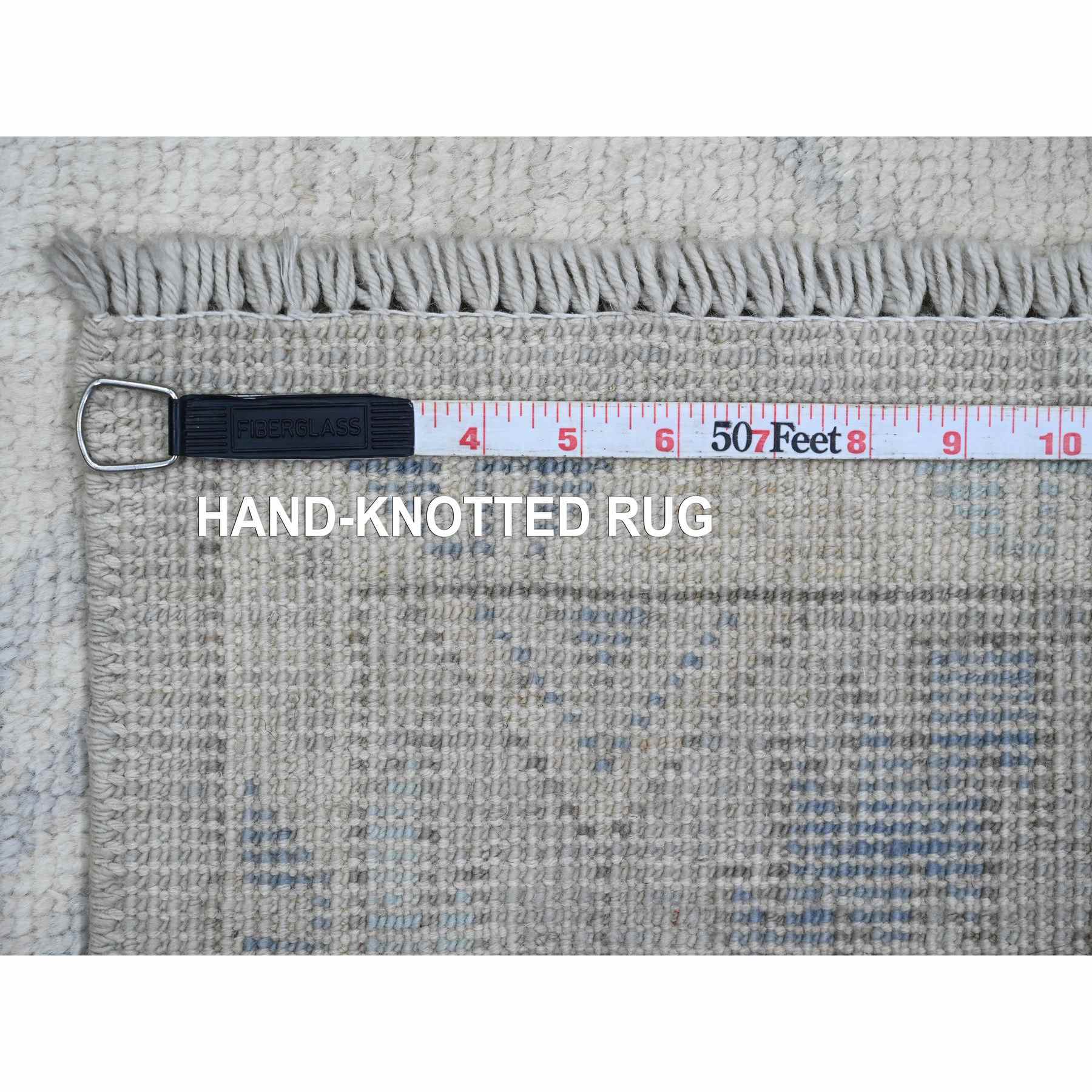 Oushak-And-Peshawar-Hand-Knotted-Rug-104310