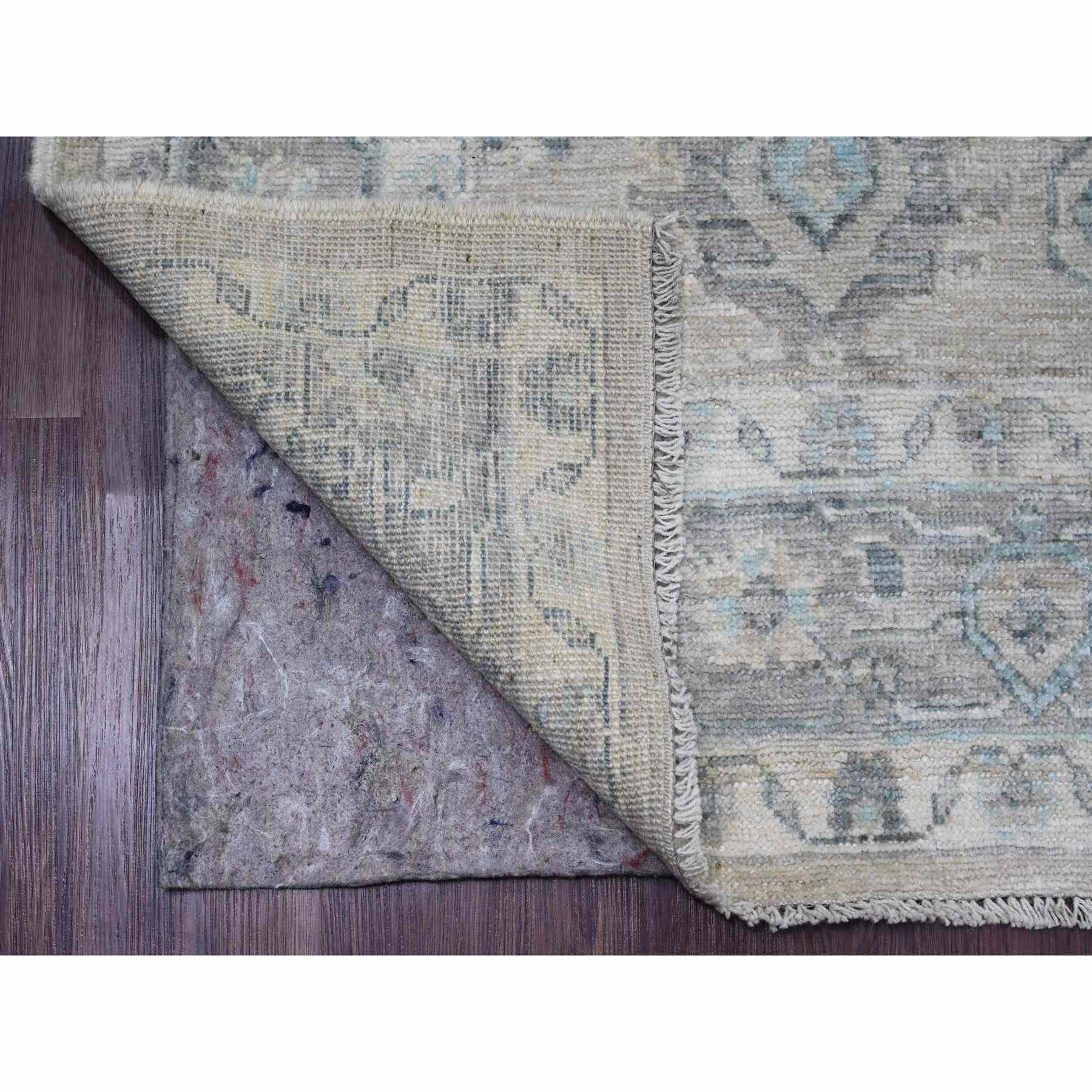 Oushak-And-Peshawar-Hand-Knotted-Rug-104375