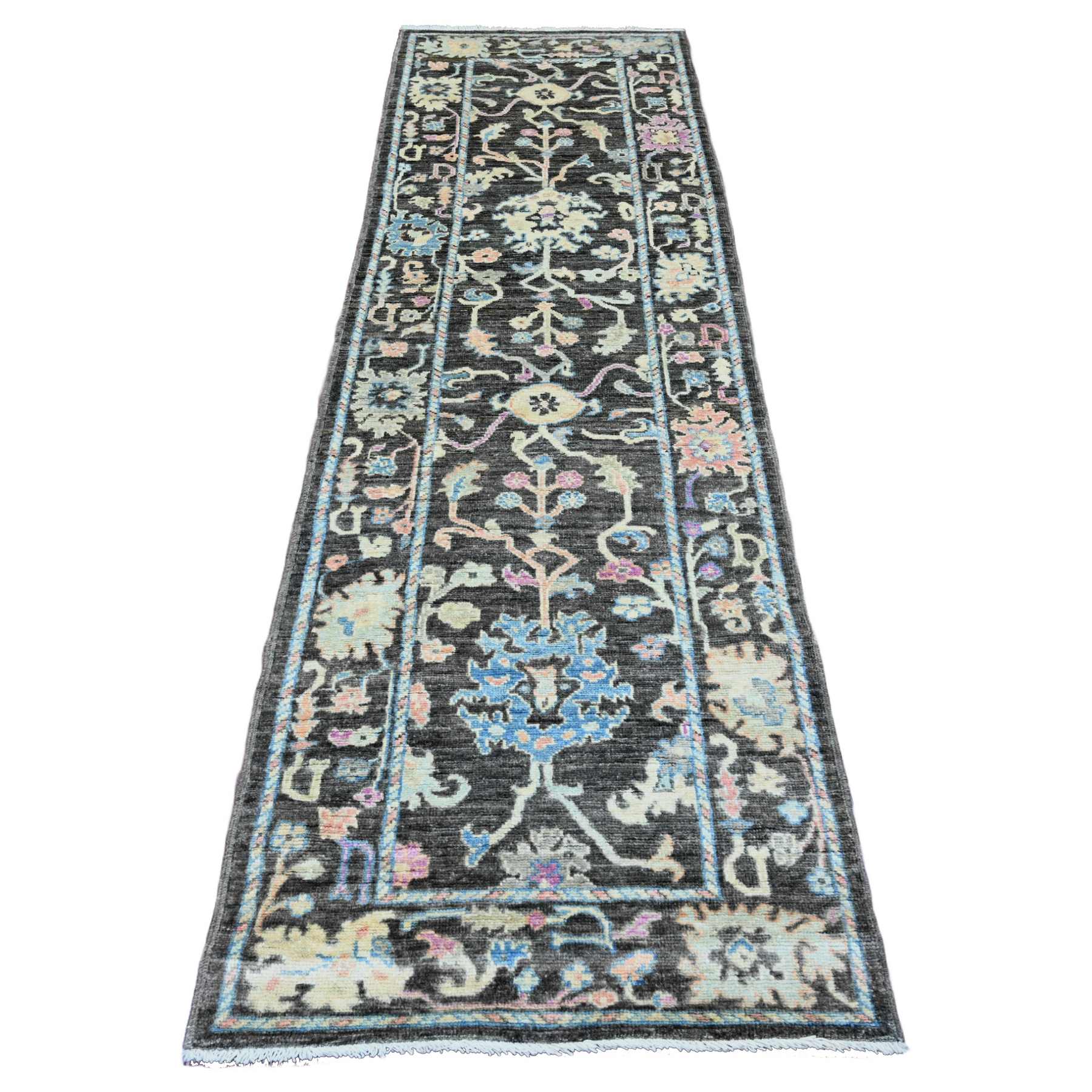 Oushak-And-Peshawar-Hand-Knotted-Rug-104425