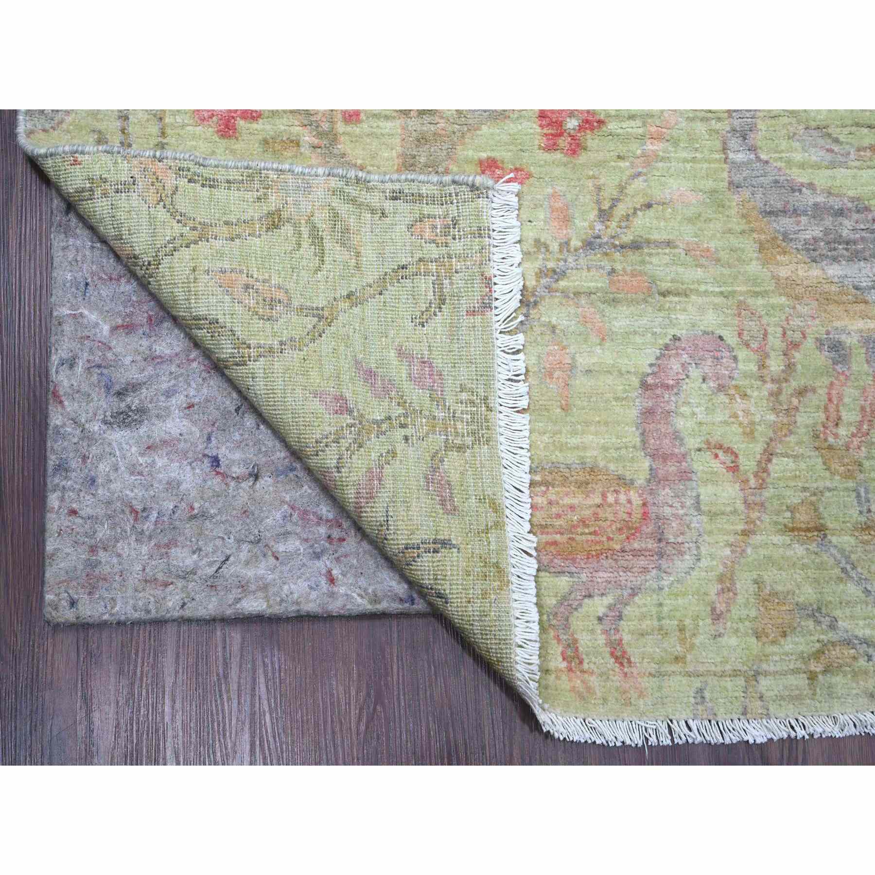 Oushak-And-Peshawar-Hand-Knotted-Rug-104445