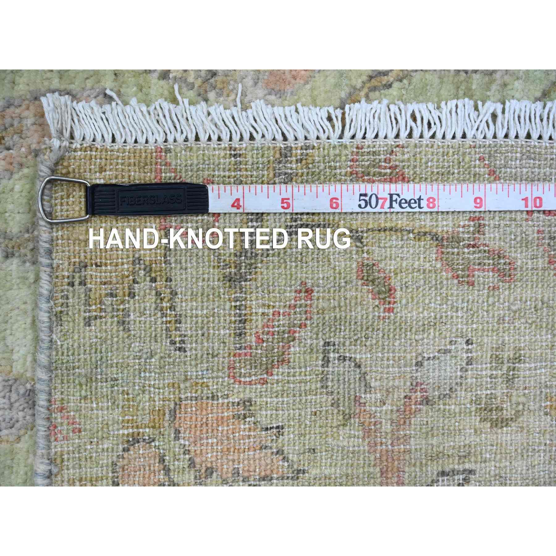 Oushak-And-Peshawar-Hand-Knotted-Rug-104445