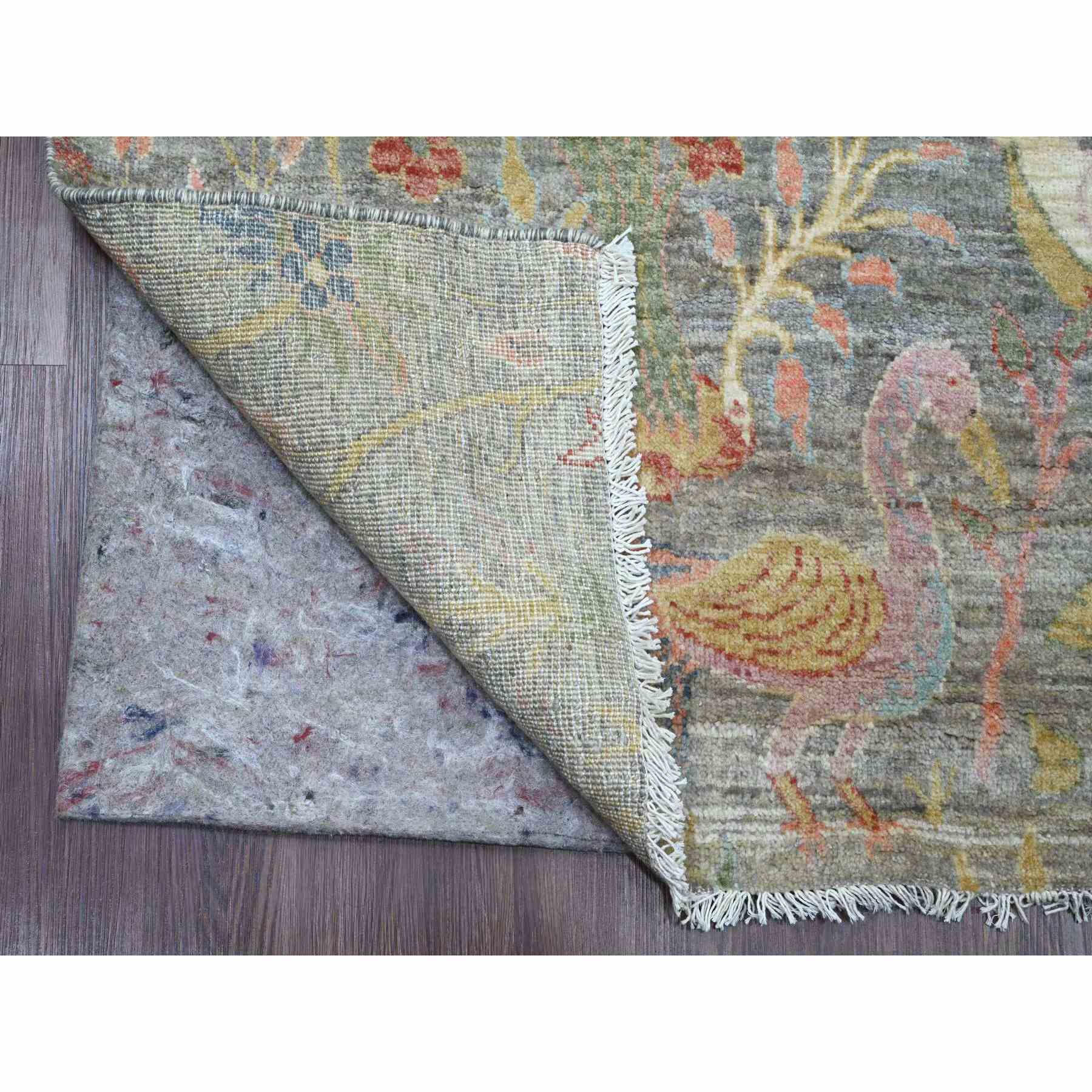 Oushak-And-Peshawar-Hand-Knotted-Rug-104450
