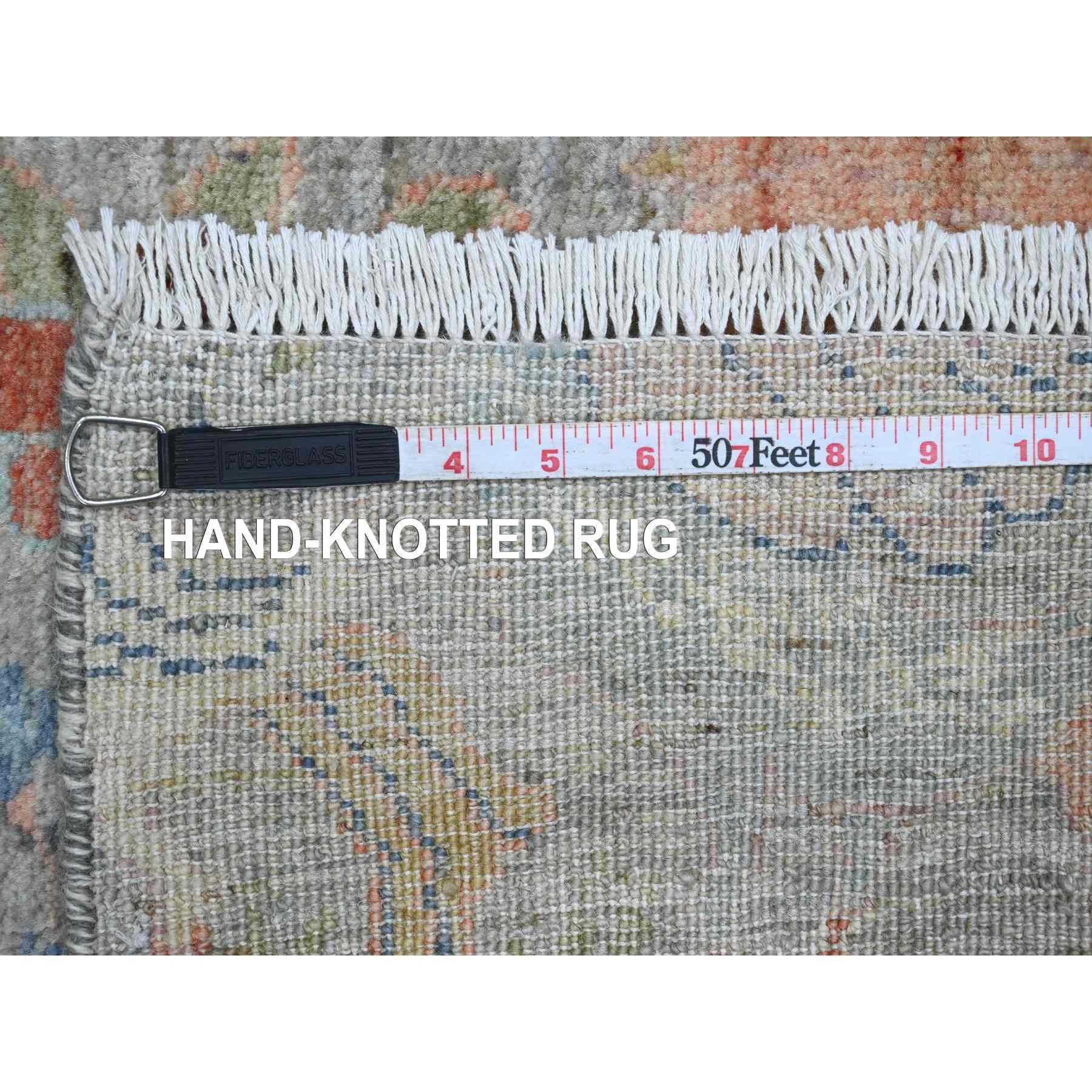 Oushak-And-Peshawar-Hand-Knotted-Rug-104450