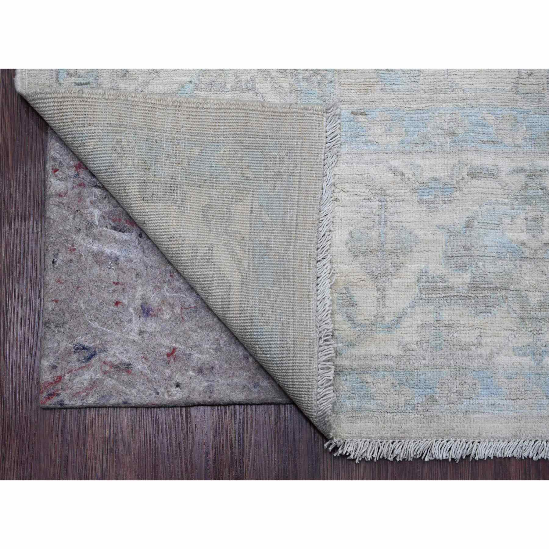 Oushak-And-Peshawar-Hand-Knotted-Rug-104580