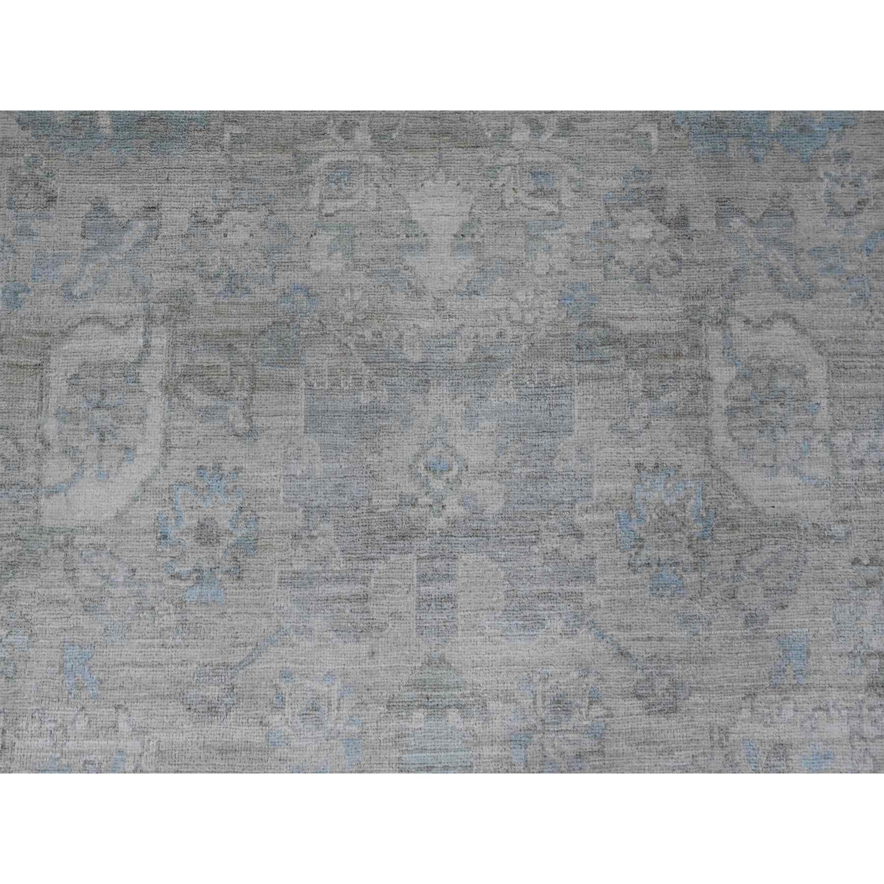 Oushak-And-Peshawar-Hand-Knotted-Rug-104580
