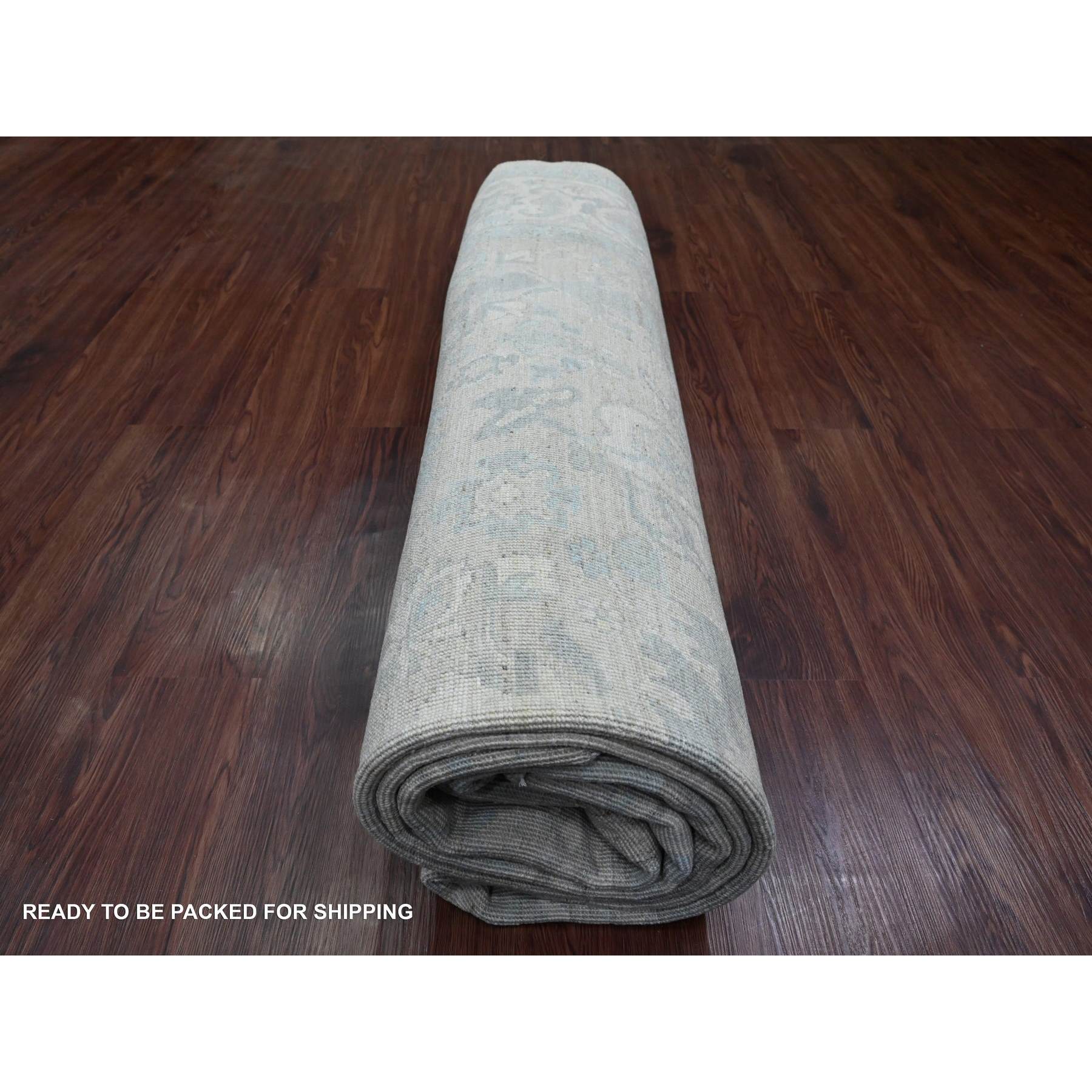 Oushak-And-Peshawar-Hand-Knotted-Rug-104580